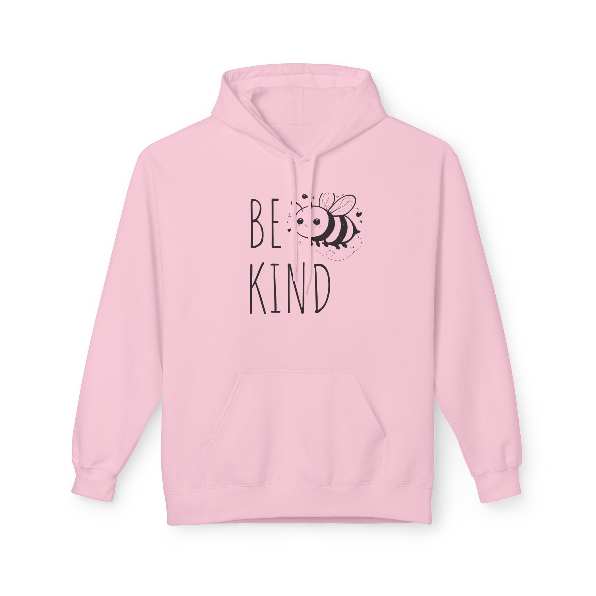Bee Kind Hoodie — Cute Minimalist Bee Graphic Sweatshirt, Positive Message Gift