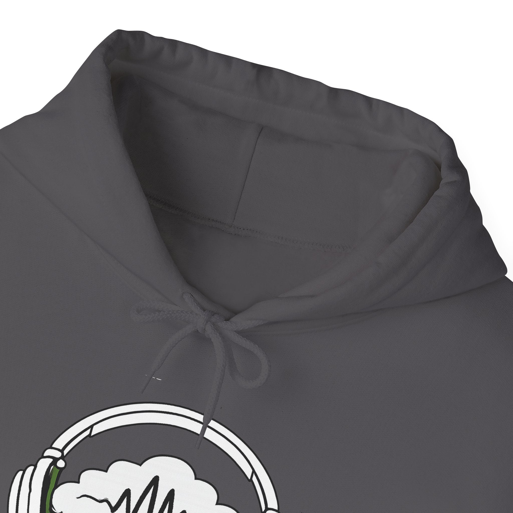 Headphones In World Off Hoodie — Music Lover Graphic Pullover