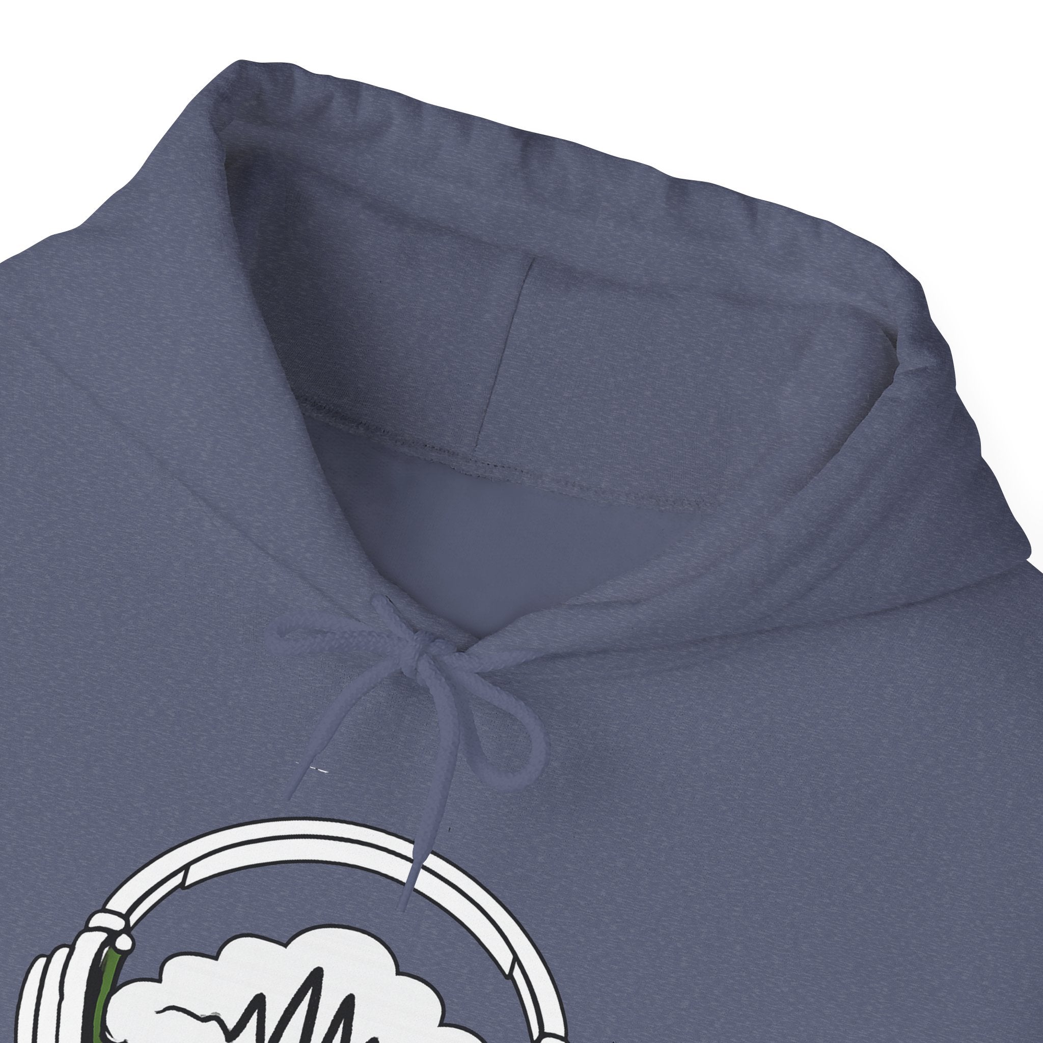 Headphones In World Off Hoodie — Music Lover Graphic Pullover