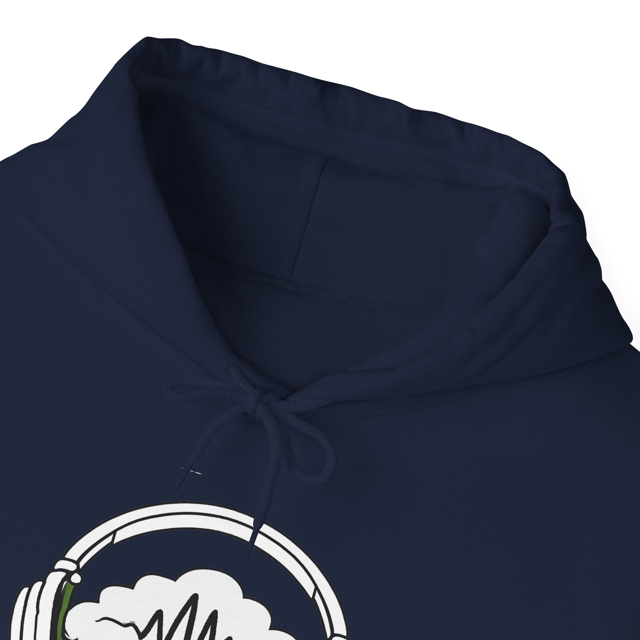 Headphones In World Off Hoodie — Music Lover Graphic Pullover