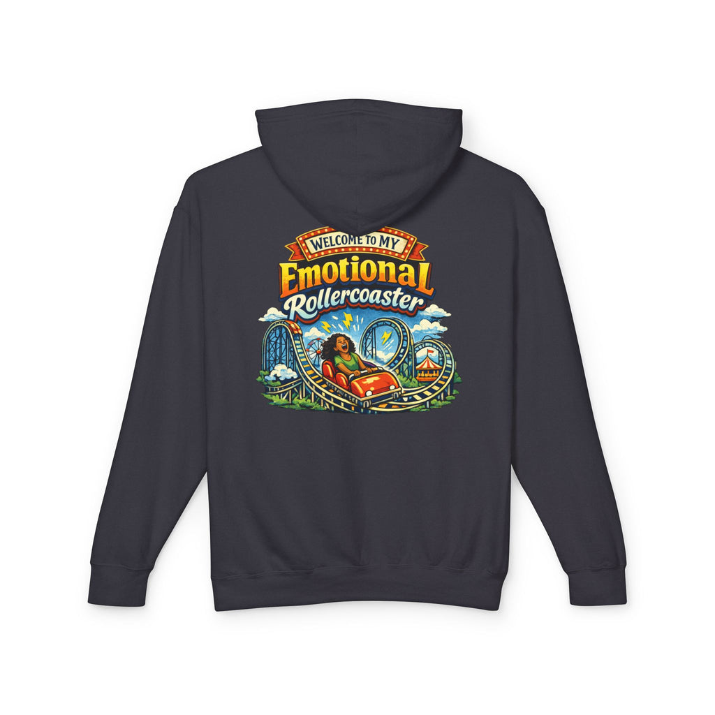 Emotional Rollercoaster Hoodie - 'Welcome to My Emotional Rollercoaster' Graphic Sweatshirt