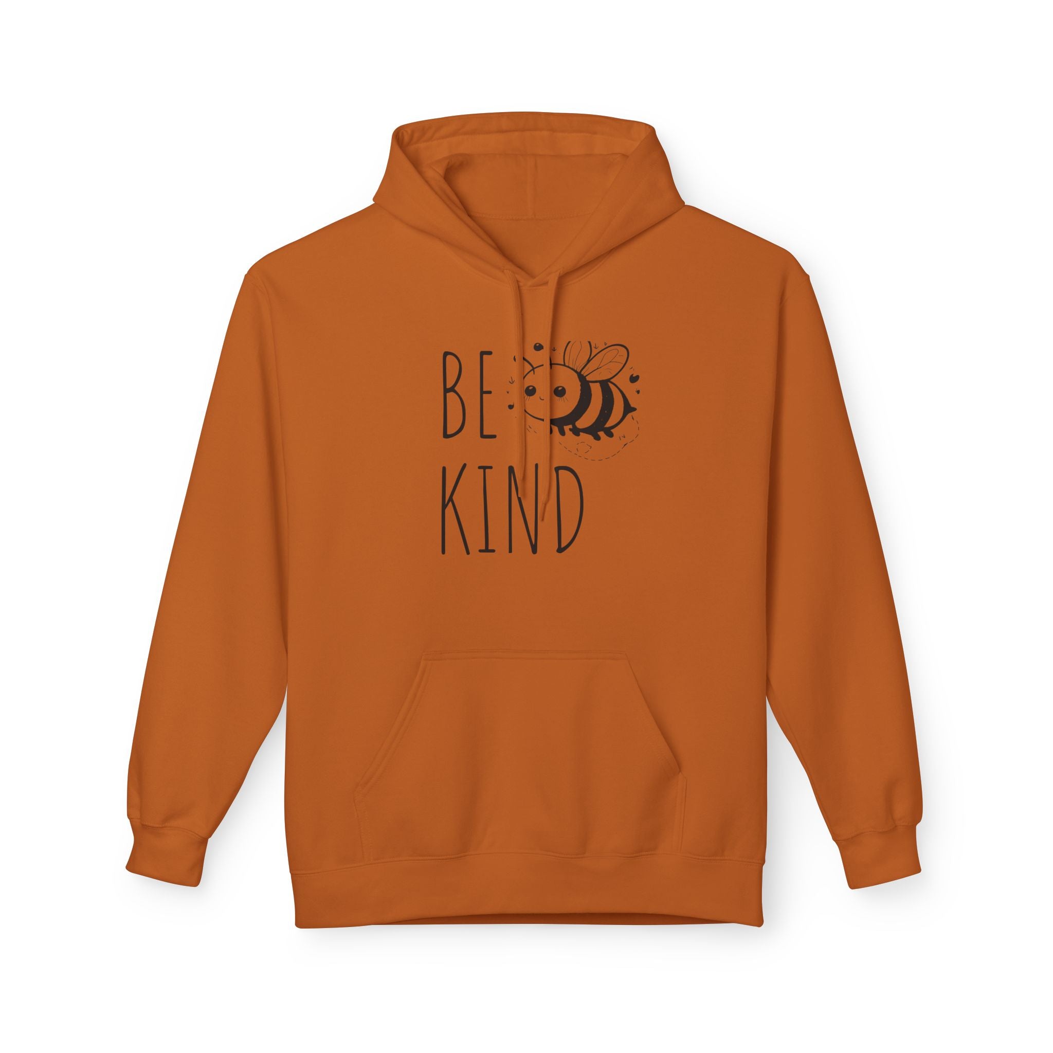 Bee Kind Hoodie — Cute Minimalist Bee Graphic Sweatshirt, Positive Message Gift