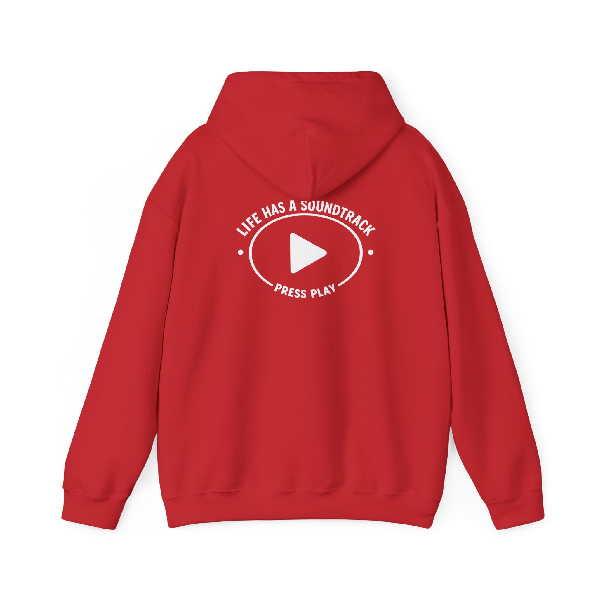 Life Has a Soundtrack Hoodie – Cozy Music Quote Pullover Sweatshirt