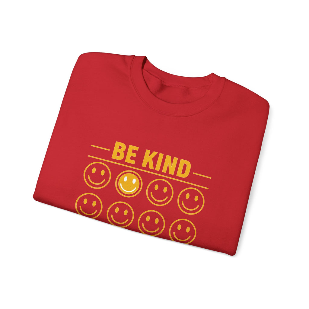 Be Kind To Everyone Sweatshirt — Positive Smile Emoji Crewneck