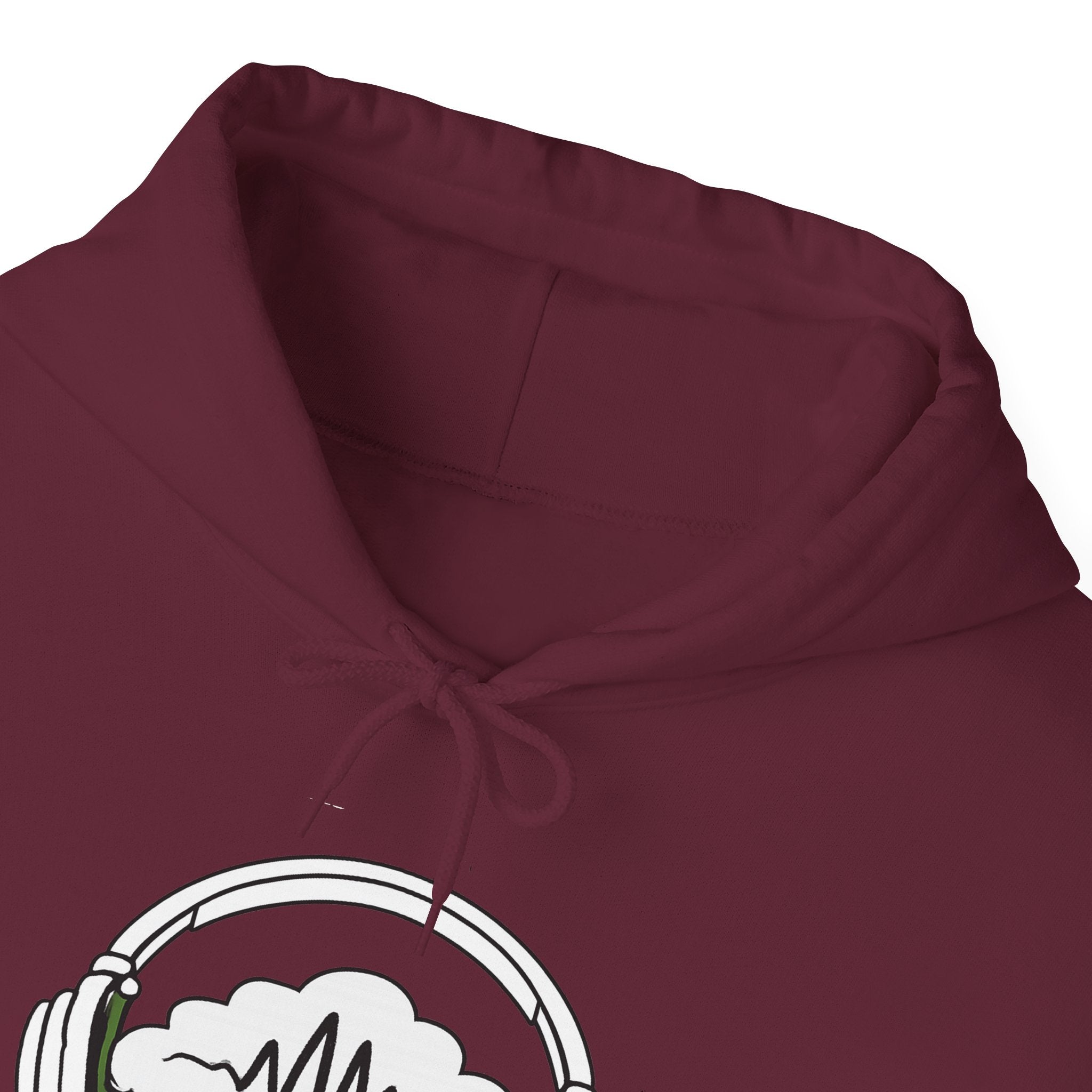 Headphones In World Off Hoodie — Music Lover Graphic Pullover