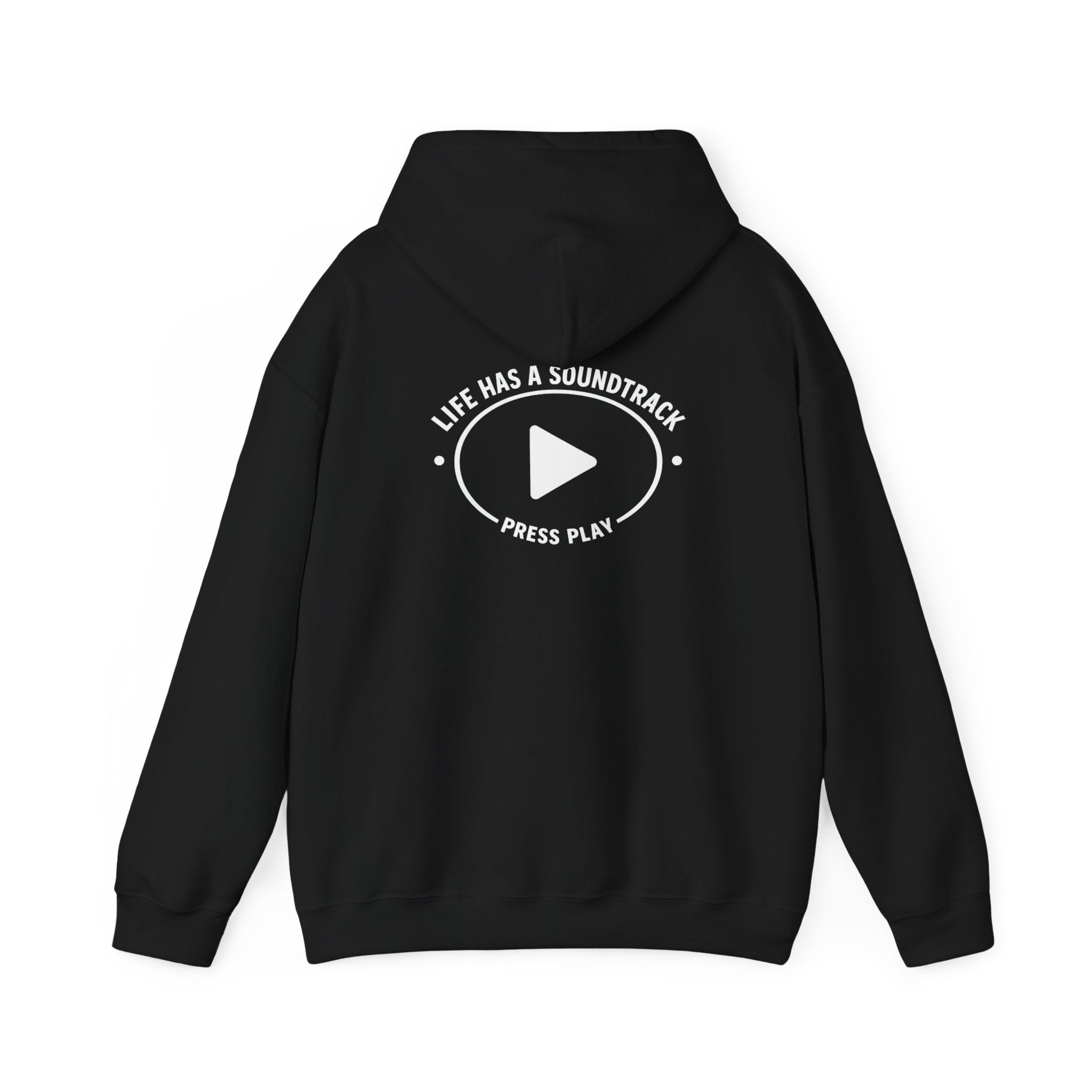Life Has a Soundtrack Hoodie – Cozy Music Quote Pullover Sweatshirt