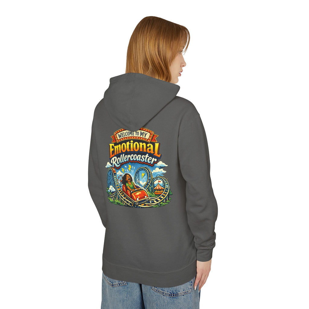 Emotional Rollercoaster Hoodie - 'Welcome to My Emotional Rollercoaster' Graphic Sweatshirt
