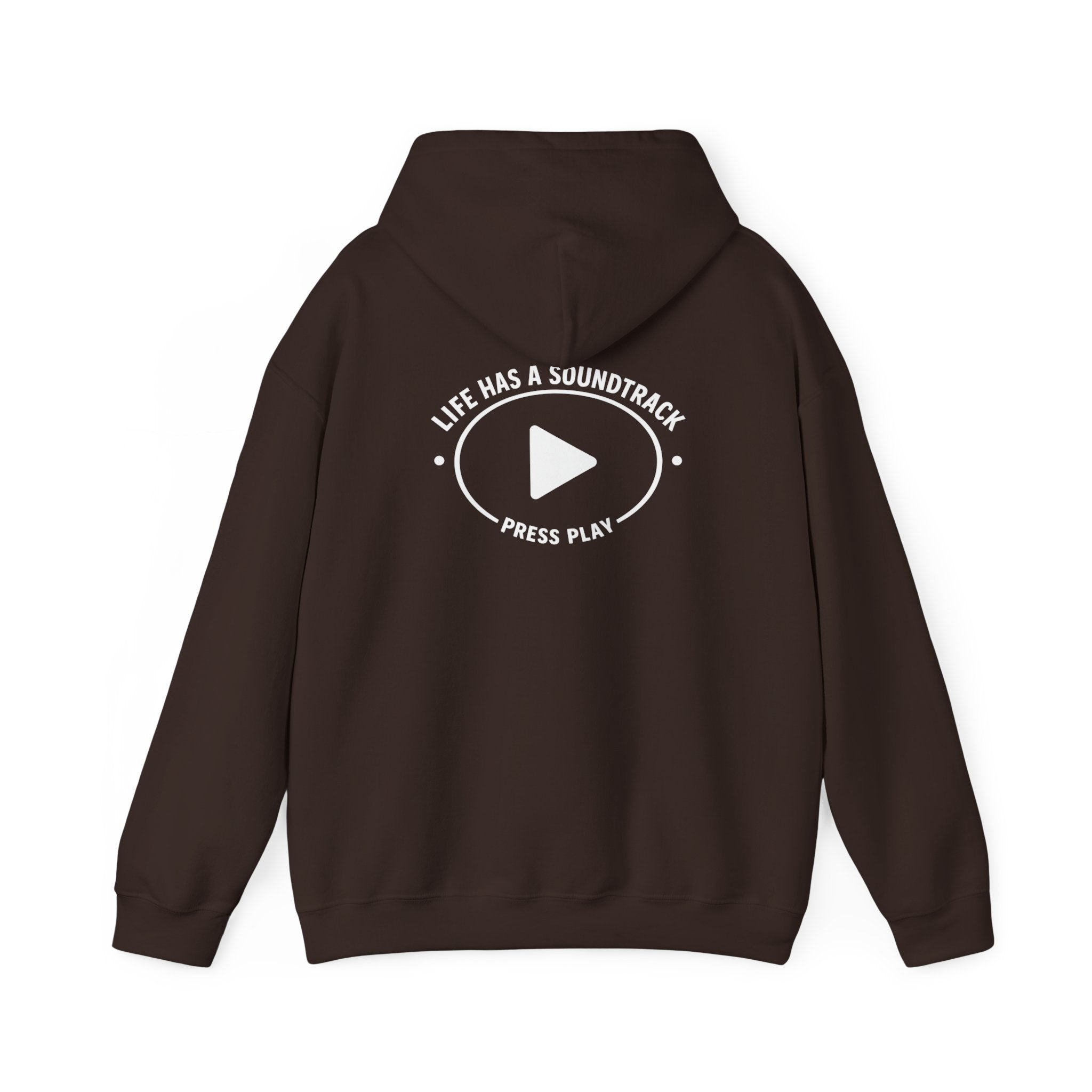 Life Has a Soundtrack Hoodie – Cozy Music Quote Pullover Sweatshirt