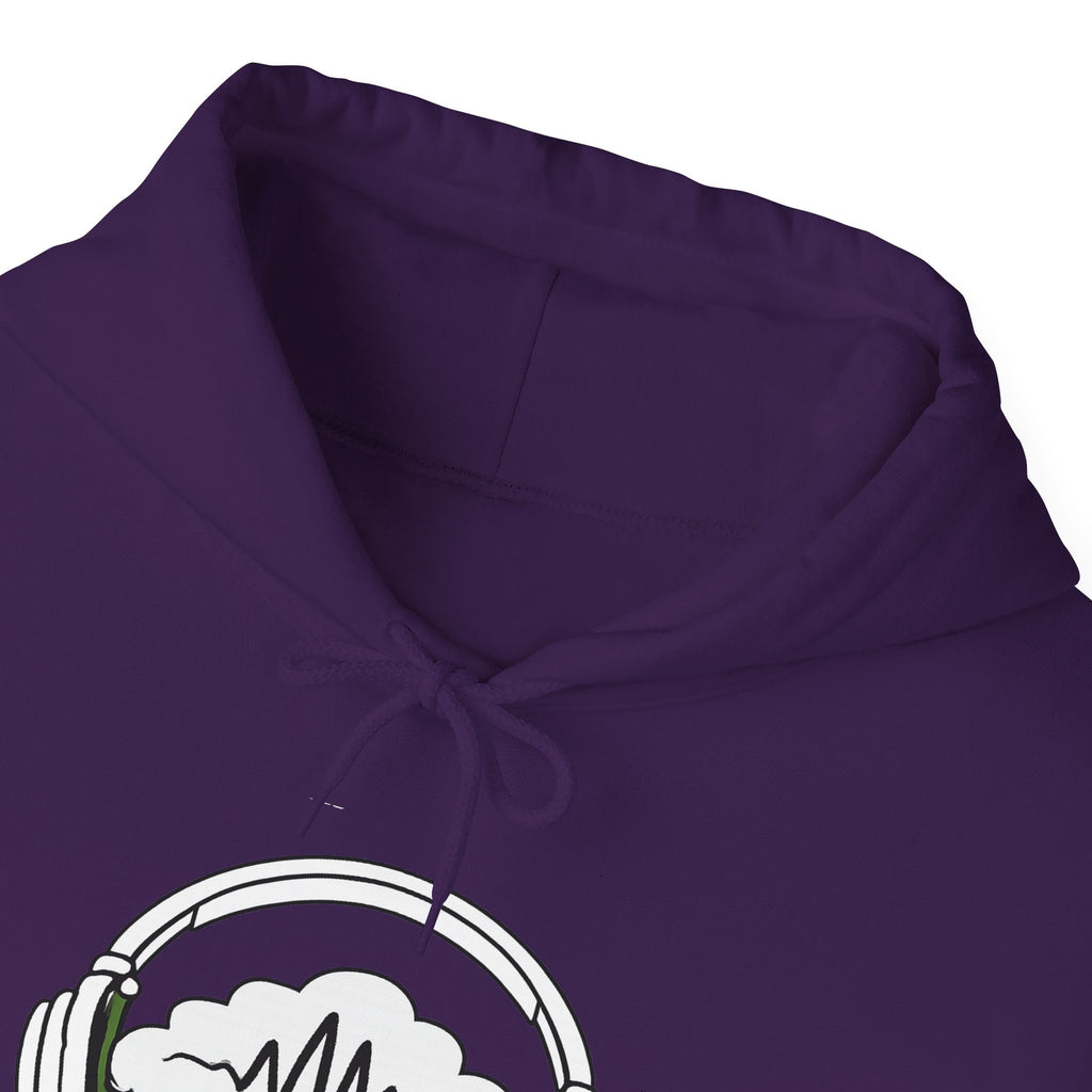 Headphones In World Off Hoodie — Music Lover Graphic Pullover