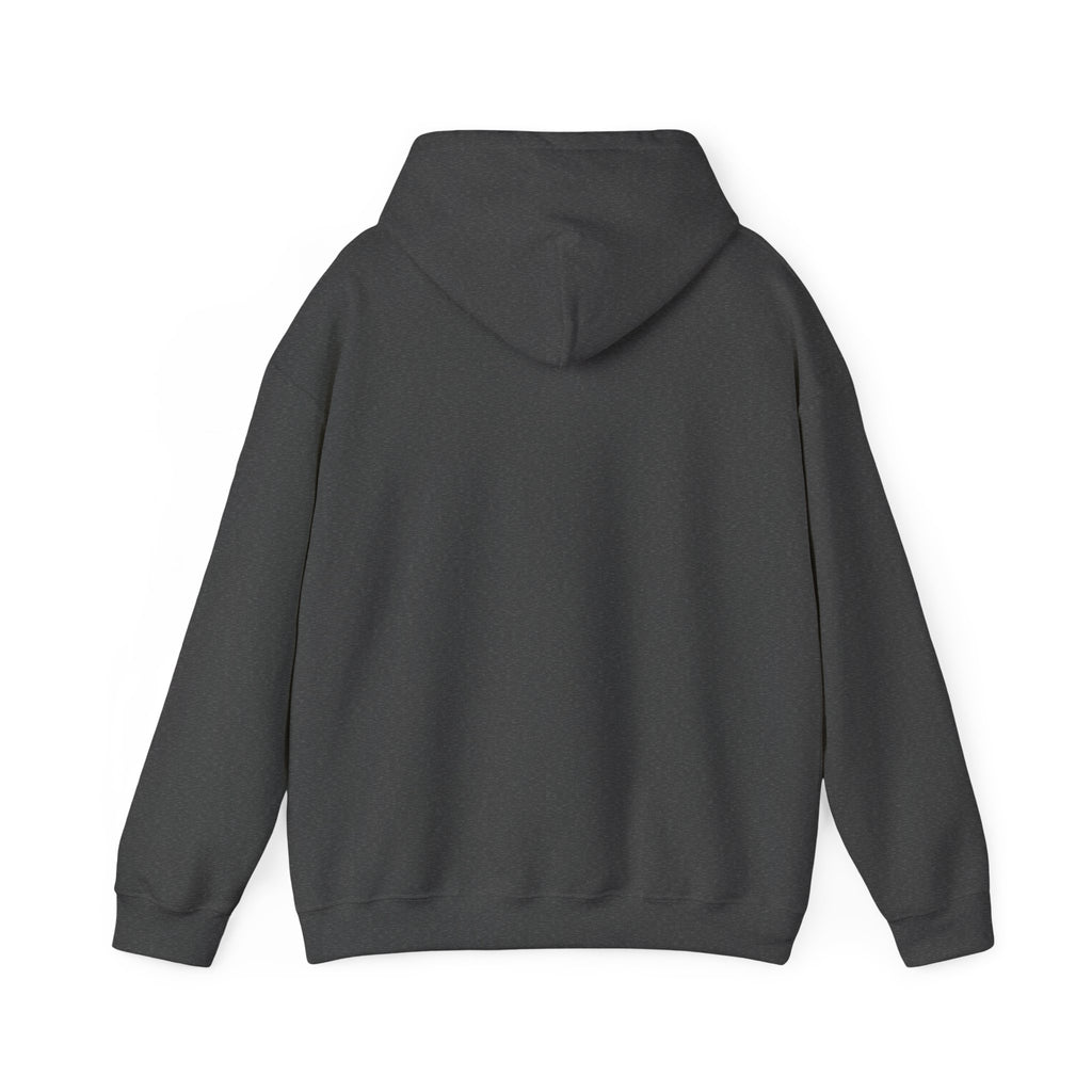 Slay Anxiety Brain Bloom Hoodie – Minimal Floral Brain Anatomy Sweatshirt (with Tiny Red Heart)
