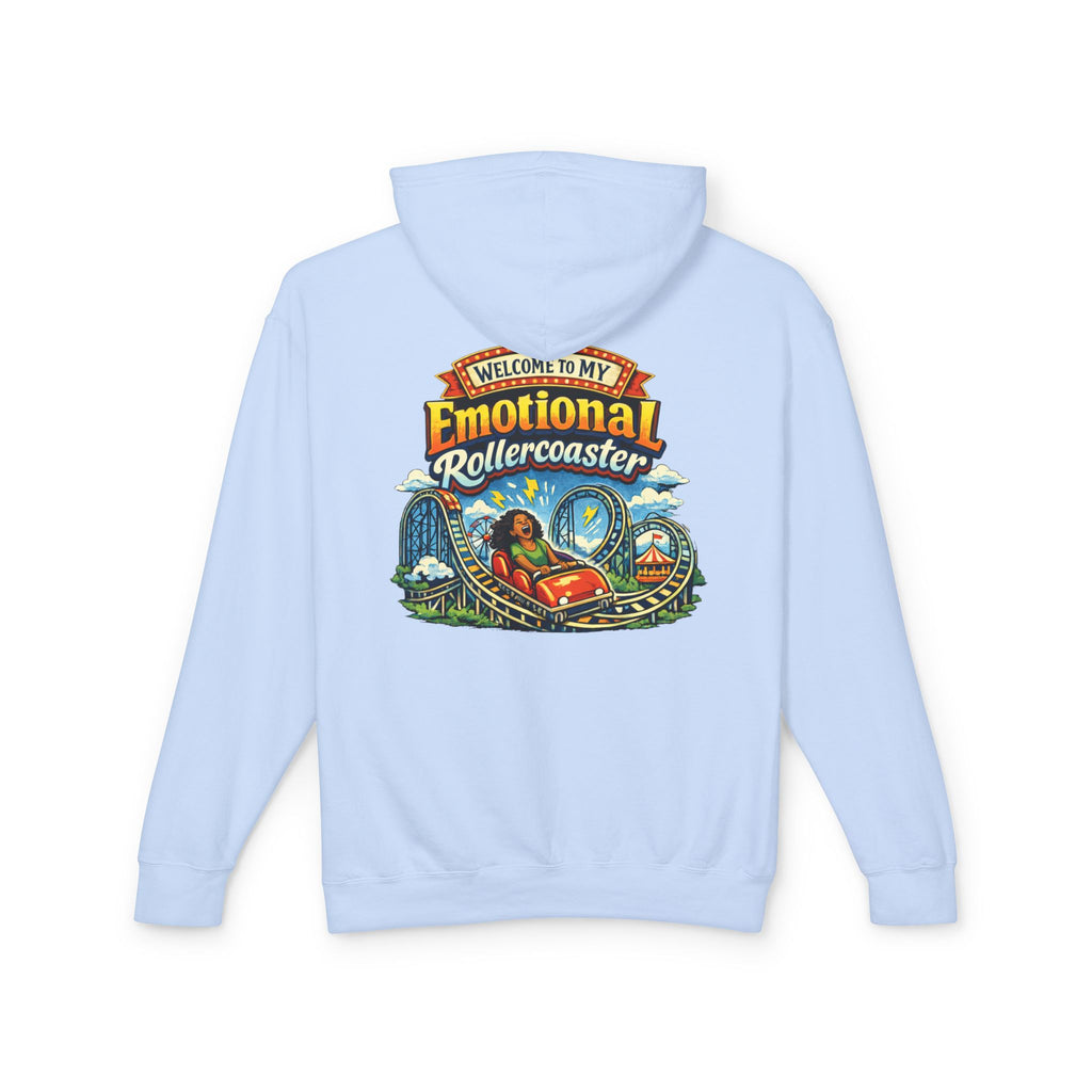 Emotional Rollercoaster Hoodie - 'Welcome to My Emotional Rollercoaster' Graphic Sweatshirt