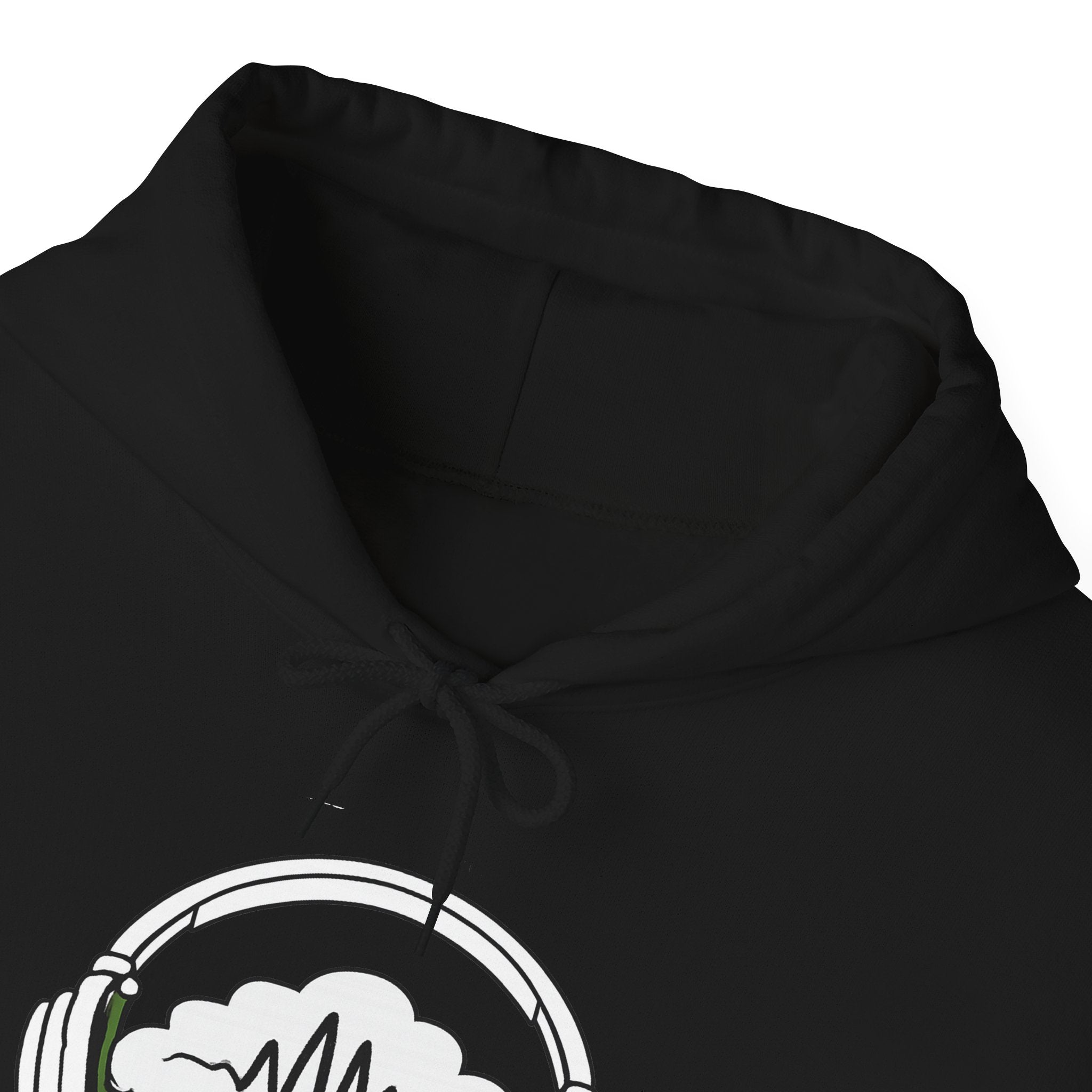 Headphones In World Off Hoodie — Music Lover Graphic Pullover