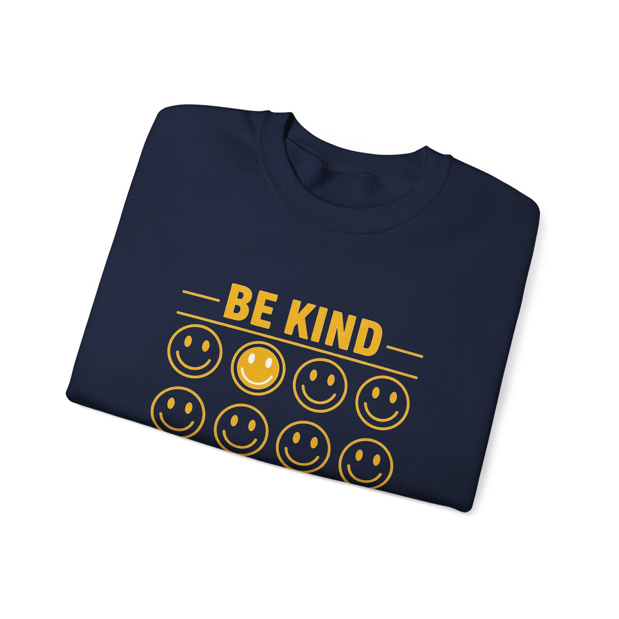 Be Kind To Everyone Sweatshirt — Positive Smile Emoji Crewneck