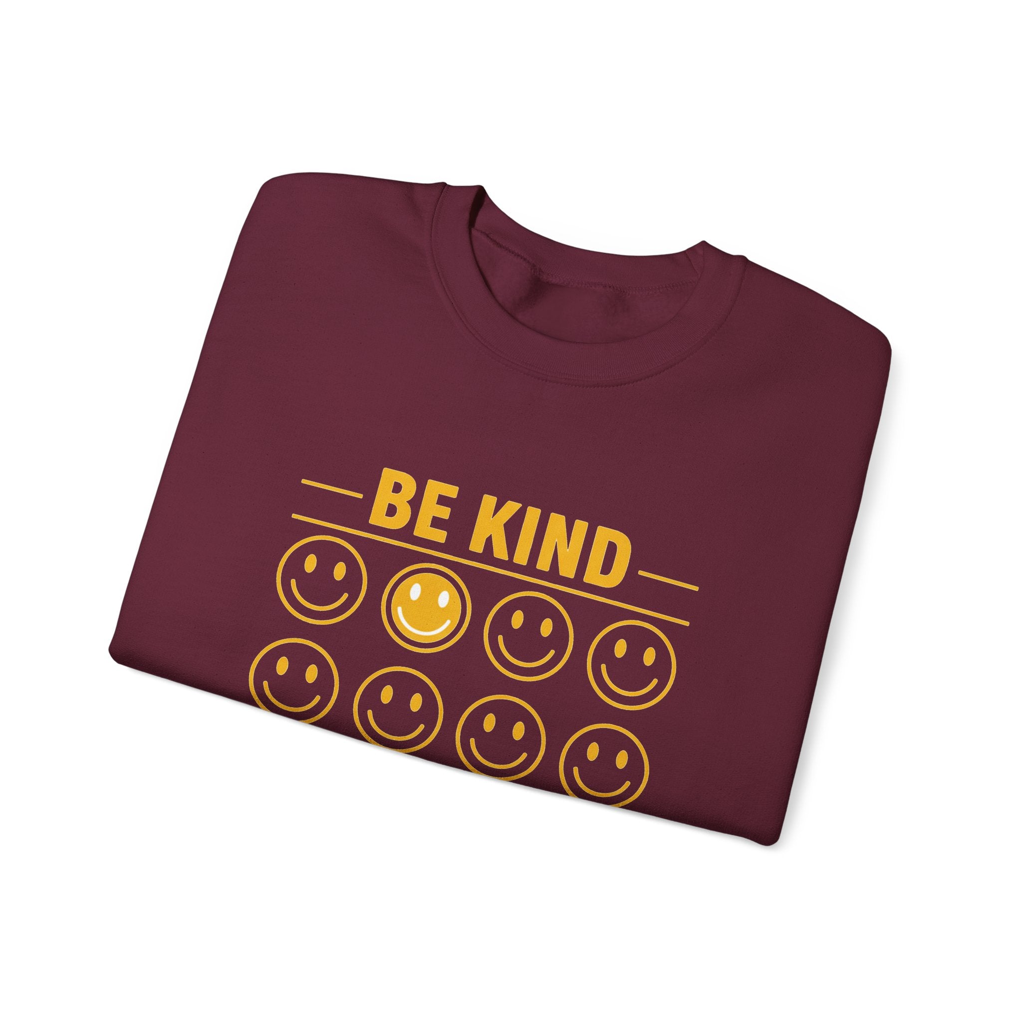 Be Kind To Everyone Sweatshirt — Positive Smile Emoji Crewneck