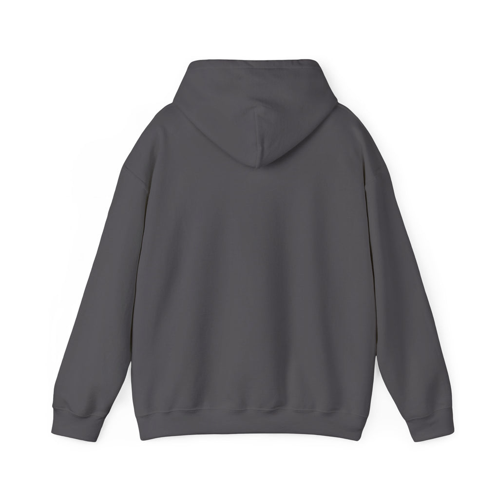 Slay Anxiety Brain Bloom Hoodie – Minimal Floral Brain Anatomy Sweatshirt (with Tiny Red Heart)