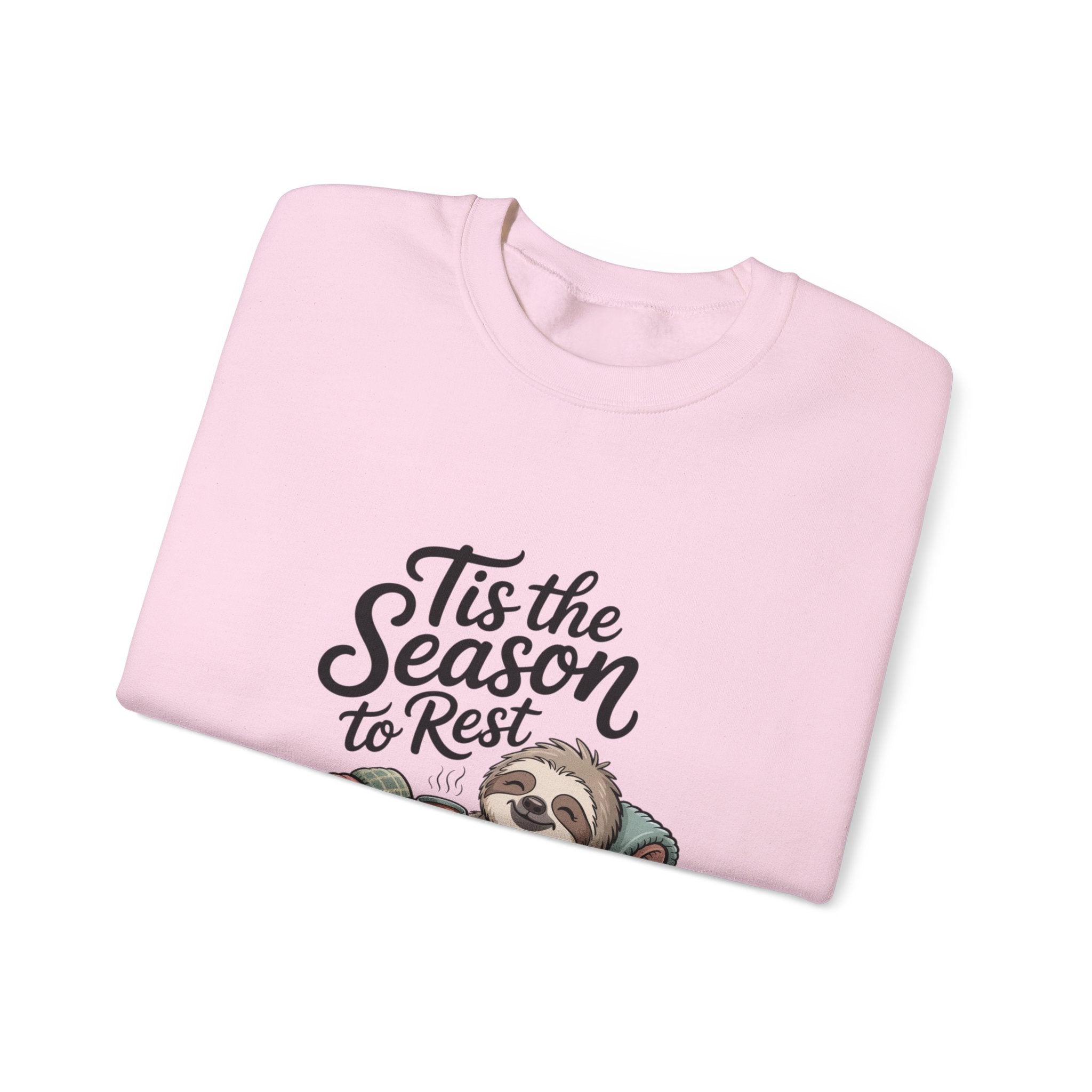 Tis the Season to Rest Sweatshirt | Introvert Christmas, Festive Burnout