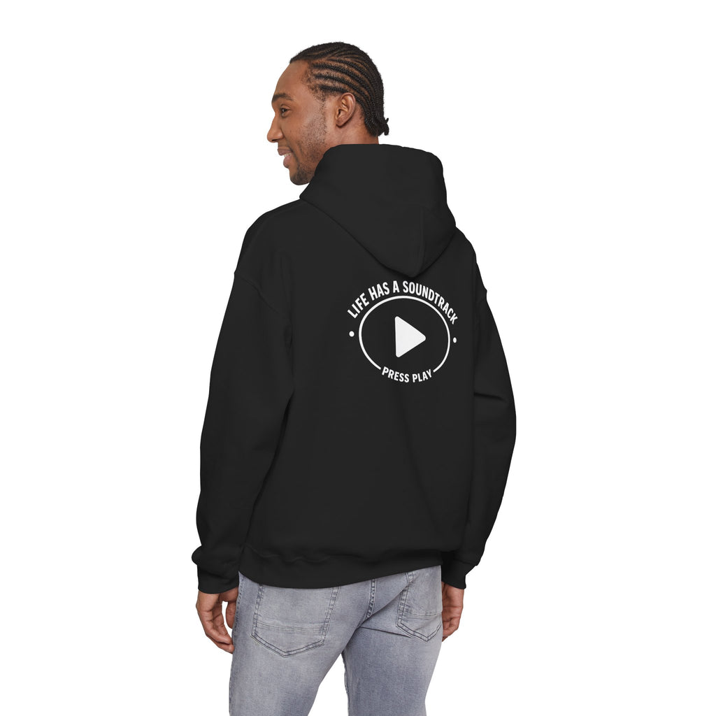 Life Has a Soundtrack Hoodie – Cozy Music Quote Pullover Sweatshirt