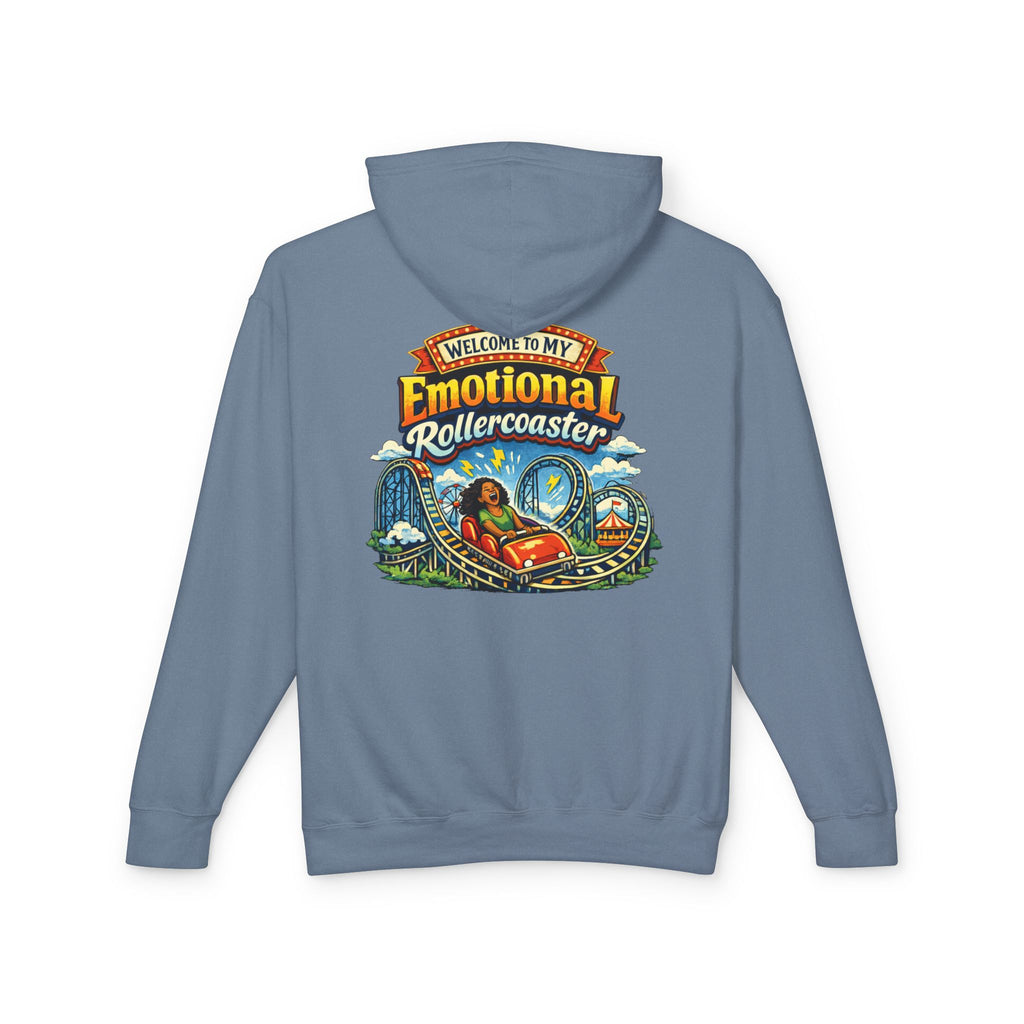 Emotional Rollercoaster Hoodie - 'Welcome to My Emotional Rollercoaster' Graphic Sweatshirt