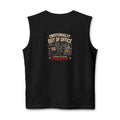 Muscle Tank — "Emotionally Out of Office" Funny Retro Coffee & Couch Graphic