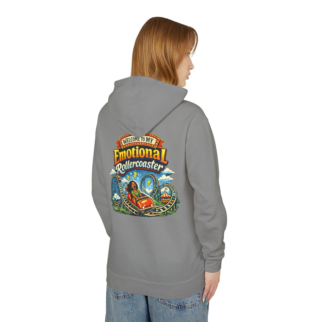 Emotional Rollercoaster Hoodie - 'Welcome to My Emotional Rollercoaster' Graphic Sweatshirt