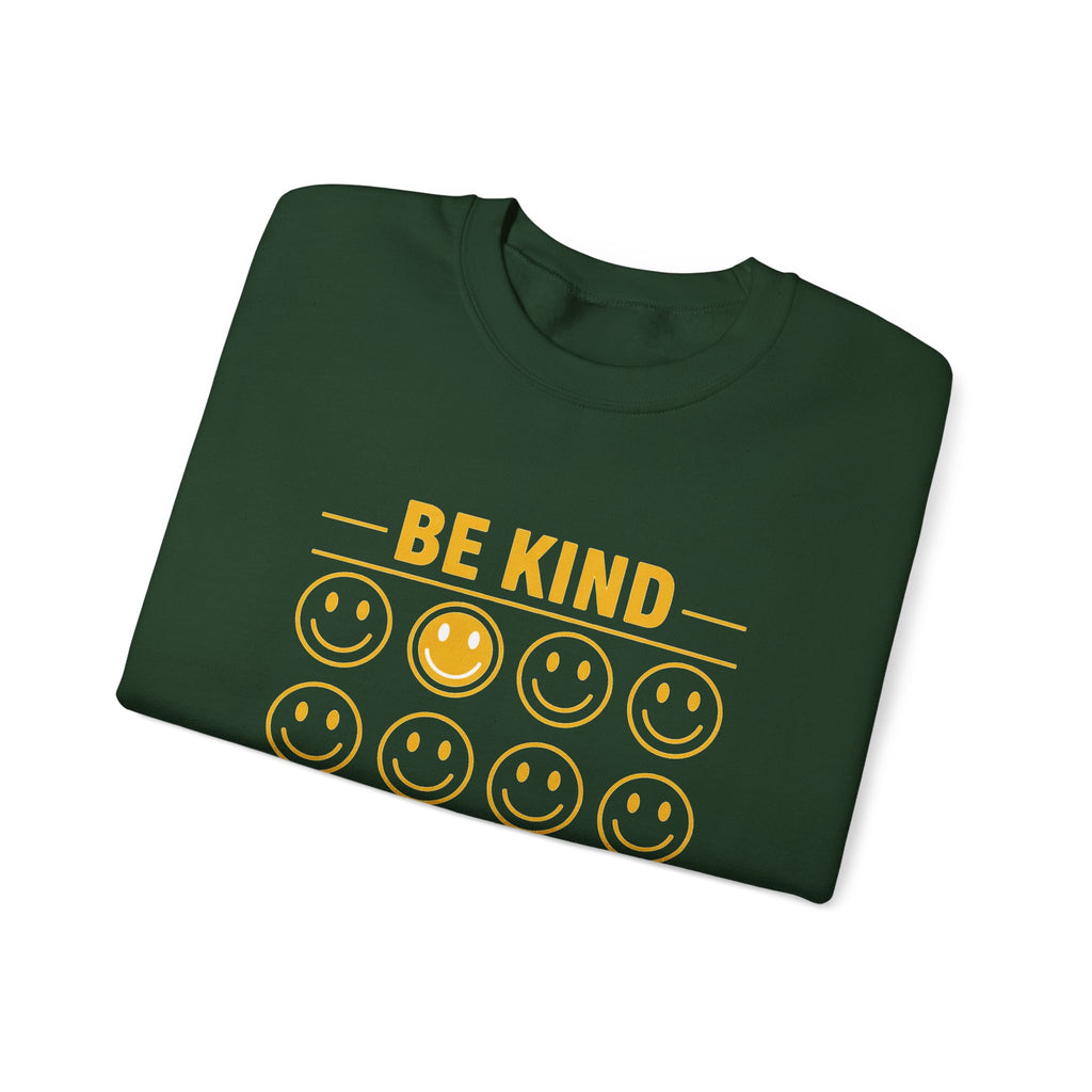 Be Kind To Everyone Sweatshirt — Positive Smile Emoji Crewneck