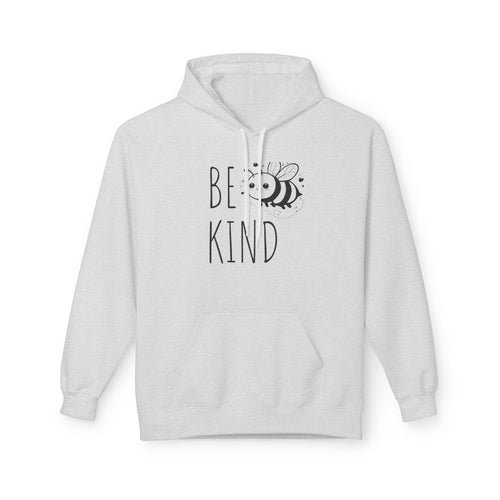 Bee Kind Hoodie — Cute Minimalist Bee Graphic Sweatshirt, Positive Message Gift
