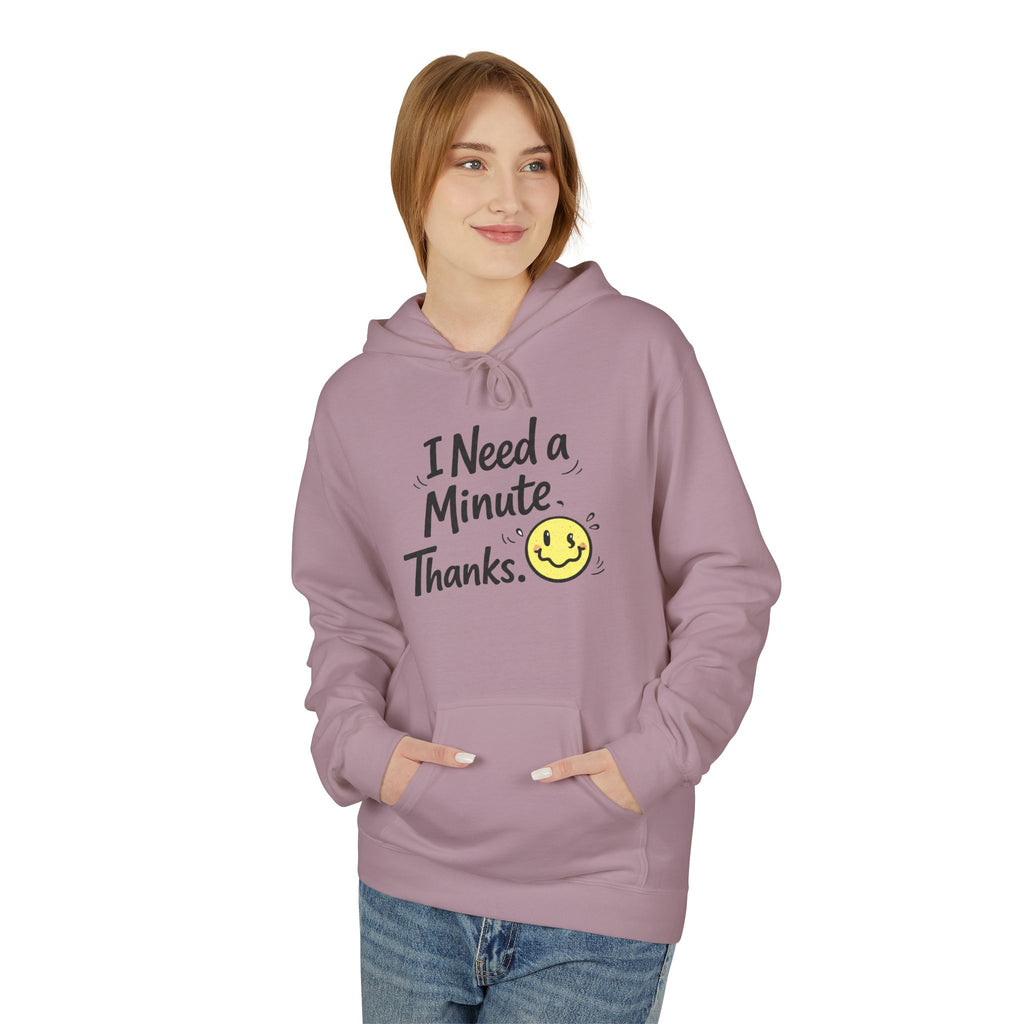 Comfy Positive Hoodie for Teens | Cozy Mental Health Sweatshirt | Gen Z Graphic Hoodie | Soft Fleece Pullover