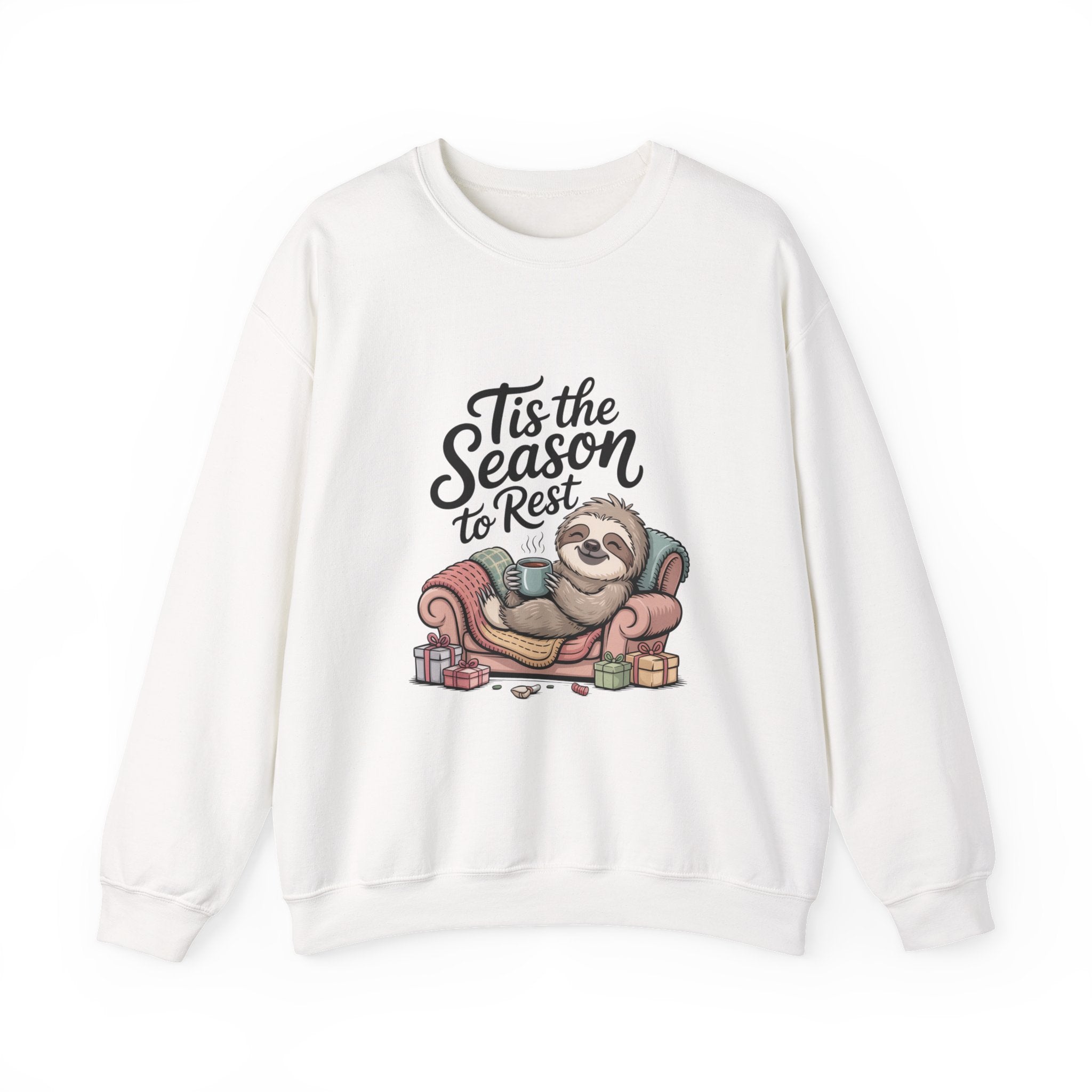 Tis the Season to Rest Sweatshirt | Introvert Christmas, Festive Burnout