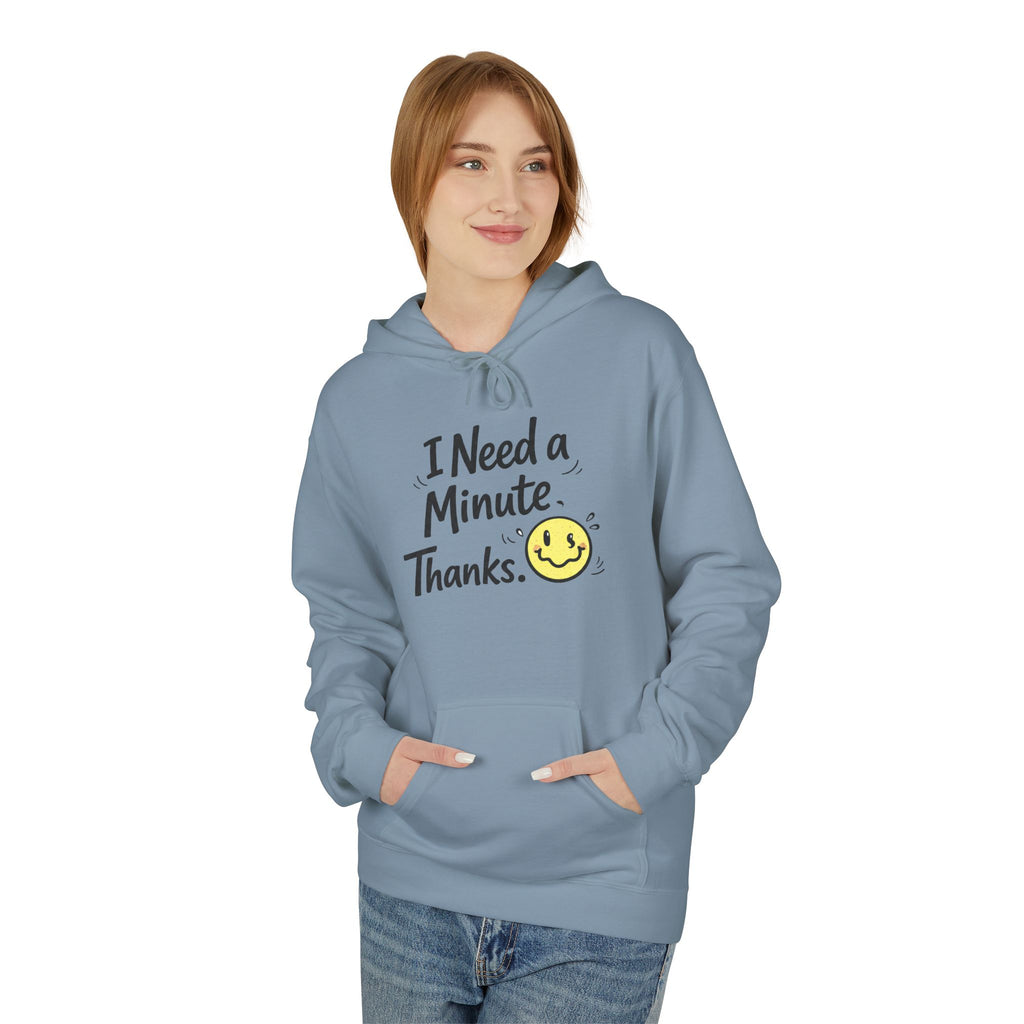 Comfy Positive Hoodie for Teens | Cozy Mental Health Sweatshirt | Gen Z Graphic Hoodie | Soft Fleece Pullover