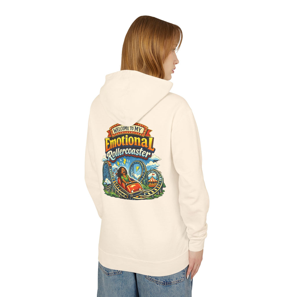 Emotional Rollercoaster Hoodie - 'Welcome to My Emotional Rollercoaster' Graphic Sweatshirt