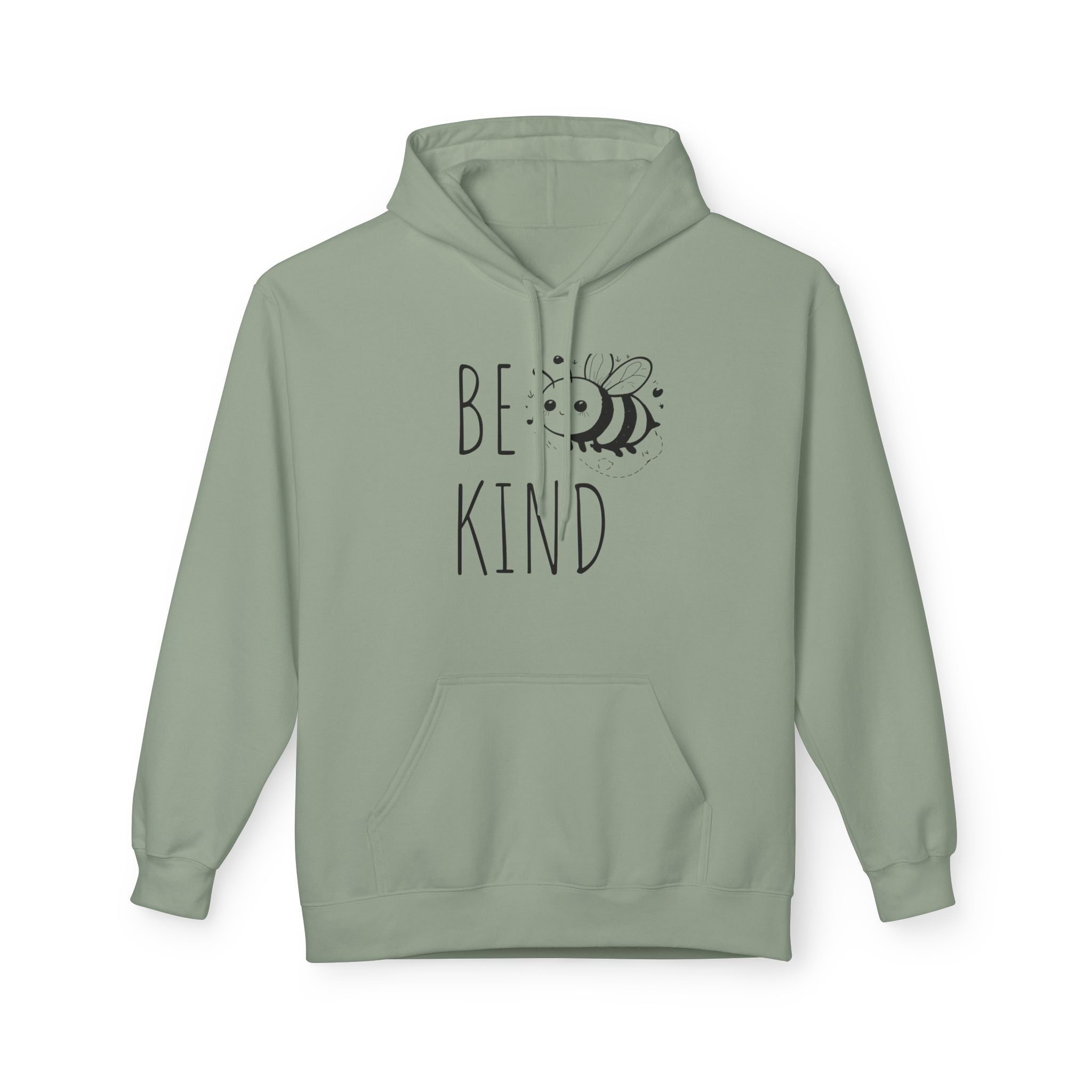 Bee Kind Hoodie — Cute Minimalist Bee Graphic Sweatshirt, Positive Message Gift