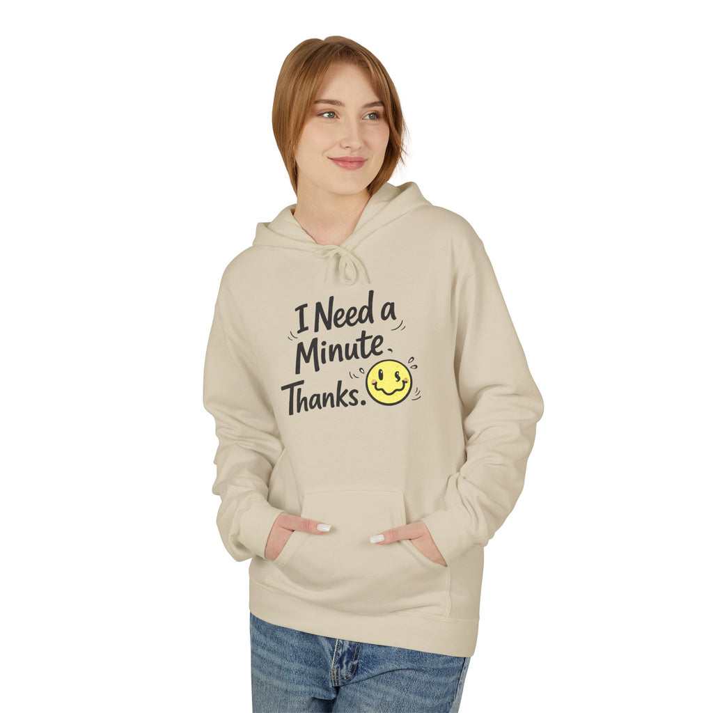 Comfy Positive Hoodie for Teens | Cozy Mental Health Sweatshirt | Gen Z Graphic Hoodie | Soft Fleece Pullover