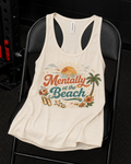 Mentally at the Beach Racerback Tank — Women's Summer Vacation Tank Top