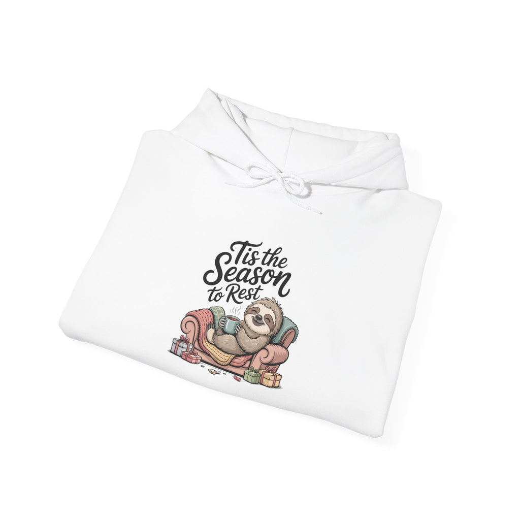 ’Tis the Season to Rest Hoodie | introvert Christmas, festive burnout