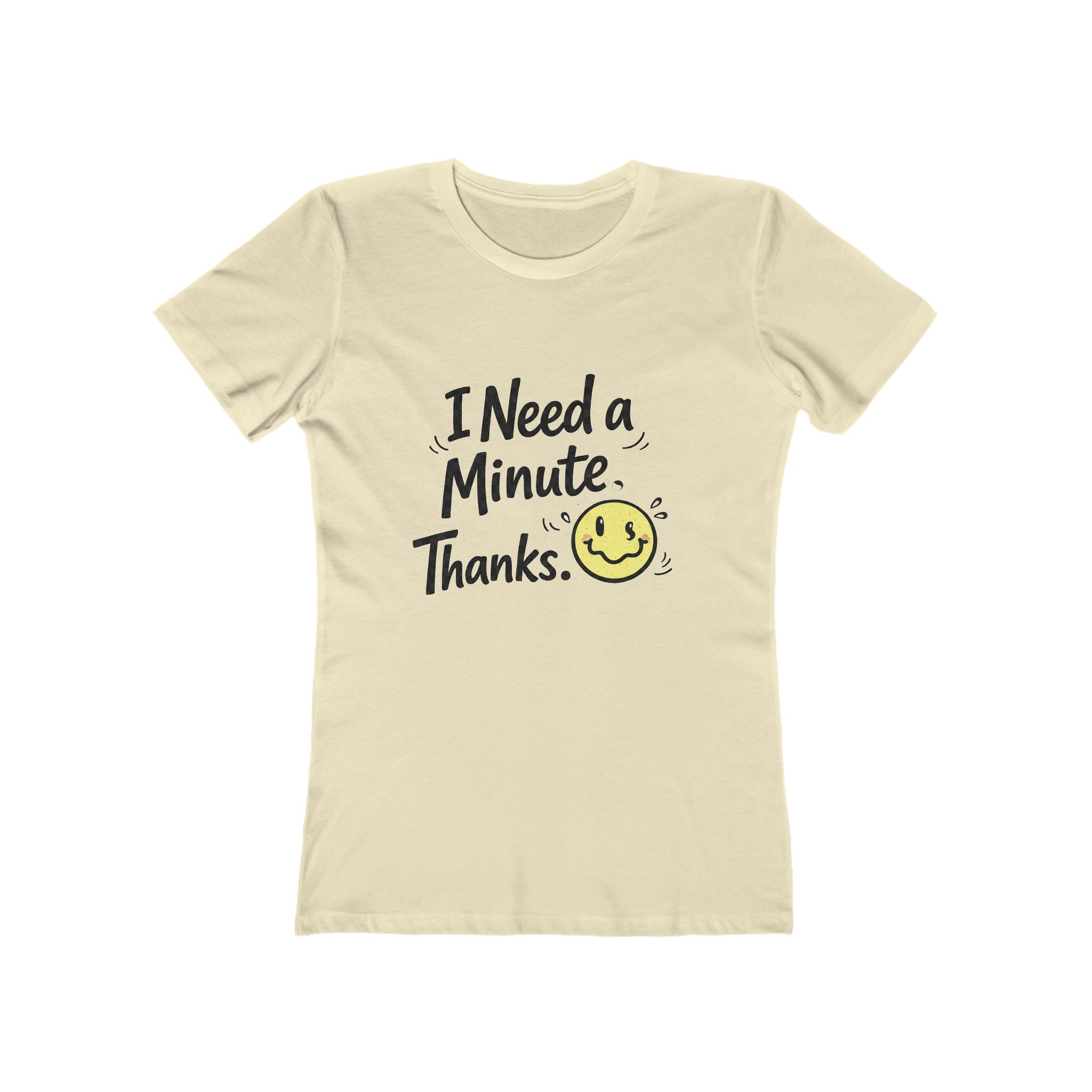 Casual Graphic Tee for Teens | I Need a Minute Shirt | Soft Positive Message T-Shirt