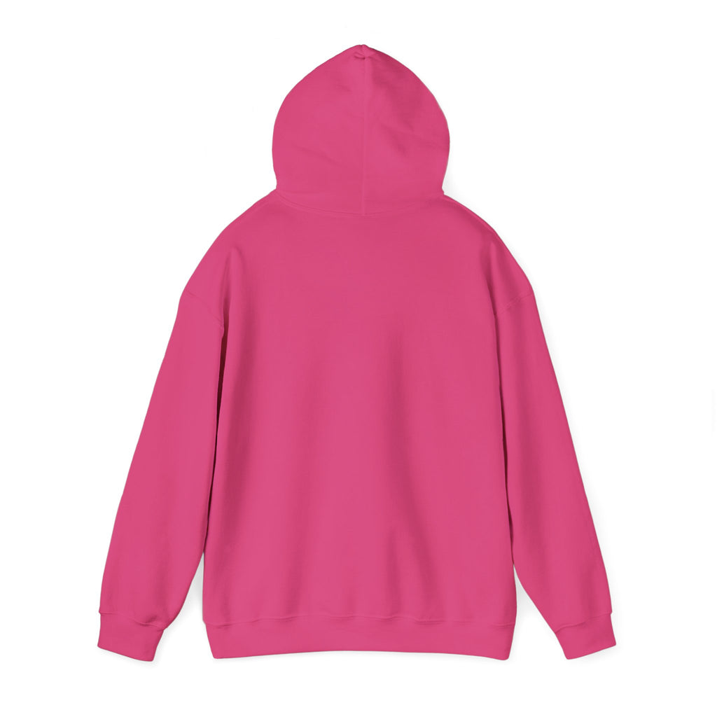 Slay Anxiety Brain Bloom Hoodie – Minimal Floral Brain Anatomy Sweatshirt (with Tiny Red Heart)