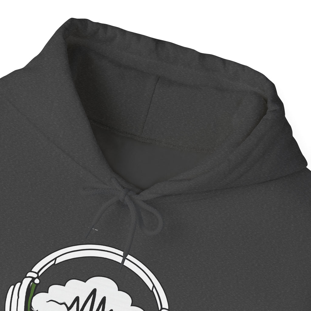Headphones In World Off Hoodie — Music Lover Graphic Pullover