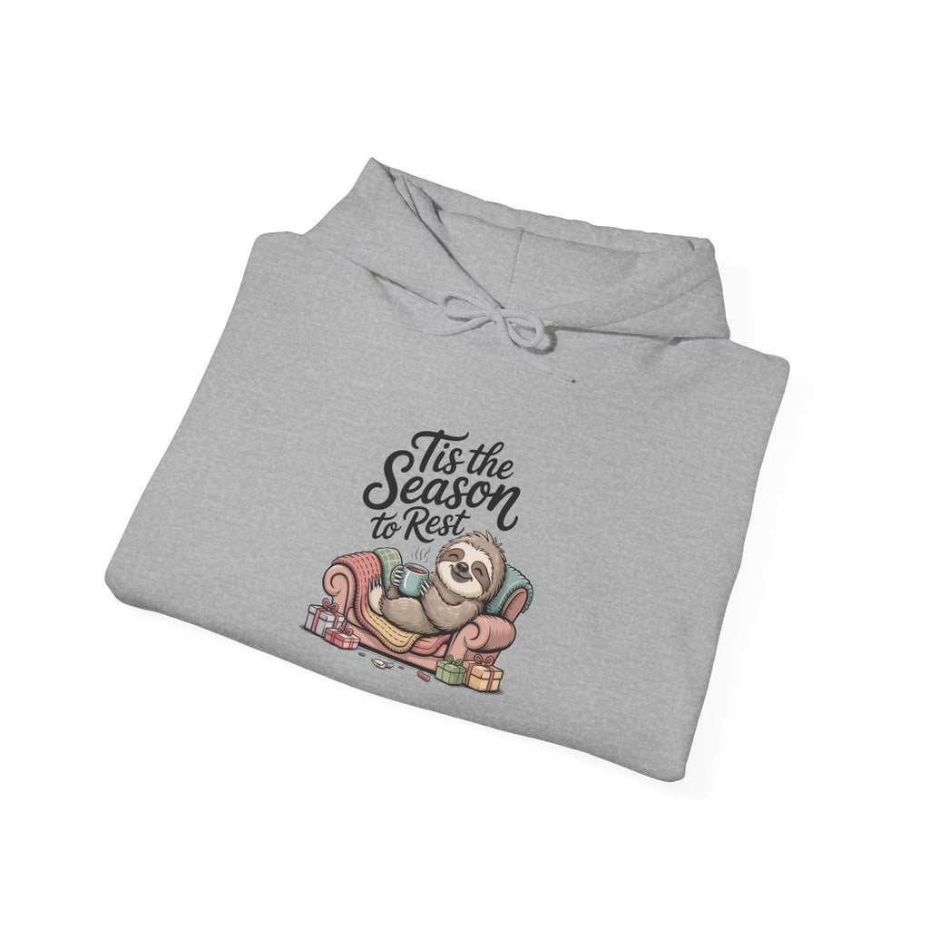 ’Tis the Season to Rest Hoodie | introvert Christmas, festive burnout