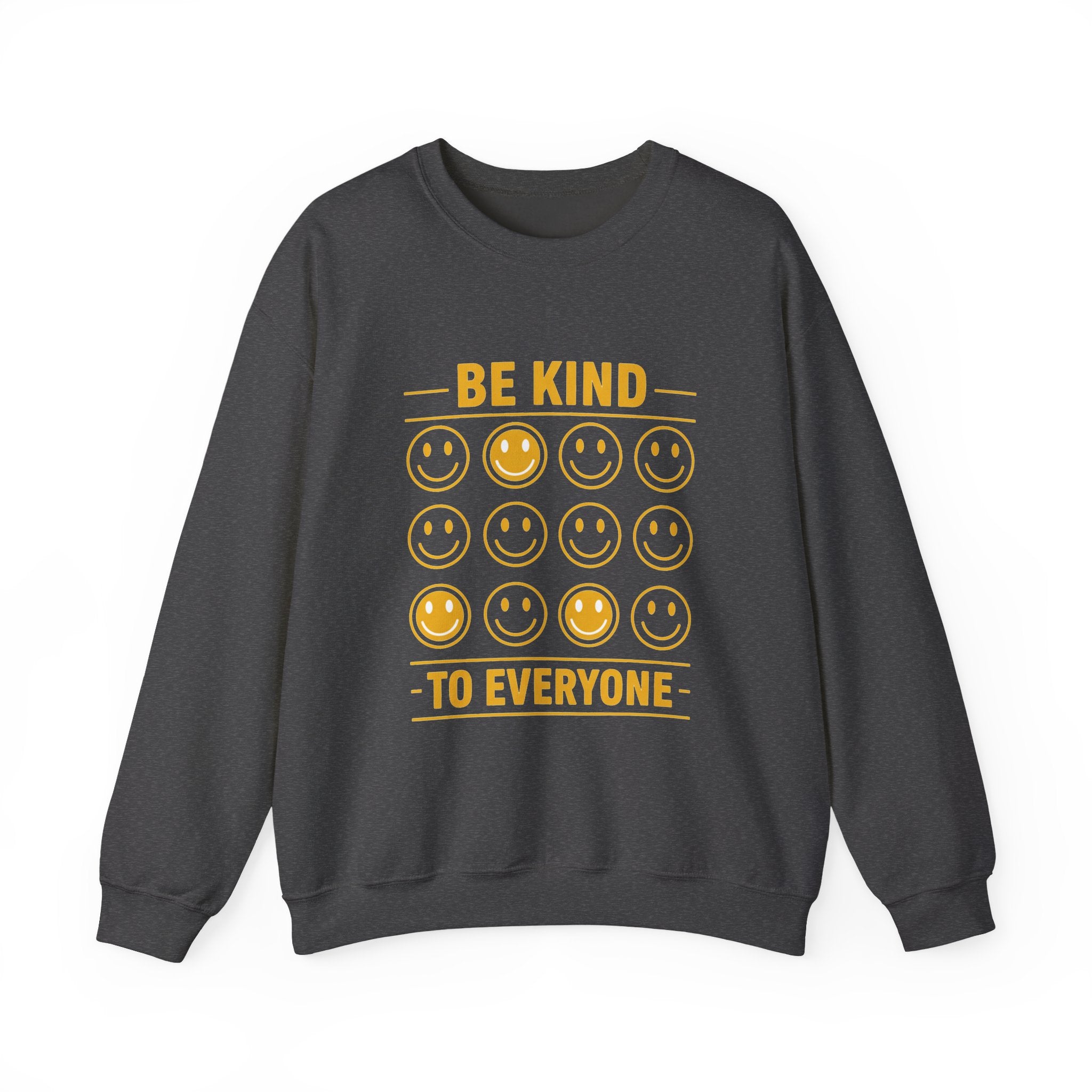 Be Kind To Everyone Sweatshirt — Positive Smile Emoji Crewneck