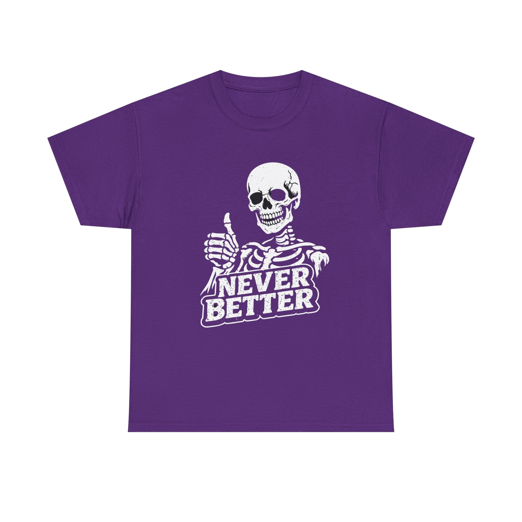Skull Graphic Tee – Minimal Distressed 'Skull' Design