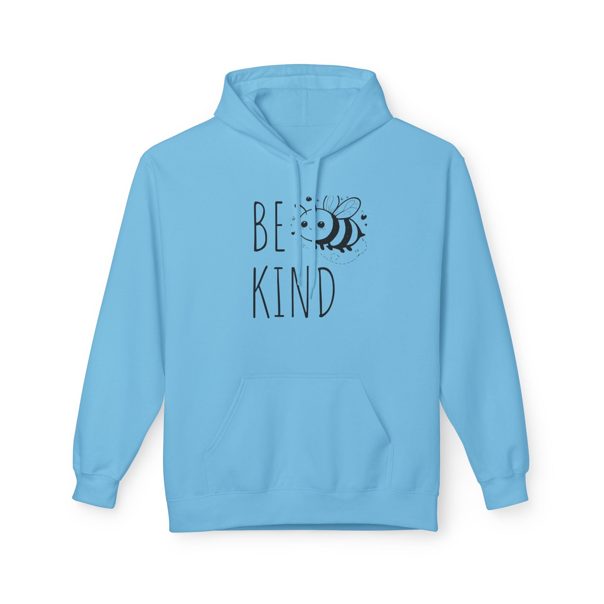 Bee Kind Hoodie — Cute Minimalist Bee Graphic Sweatshirt, Positive Message Gift