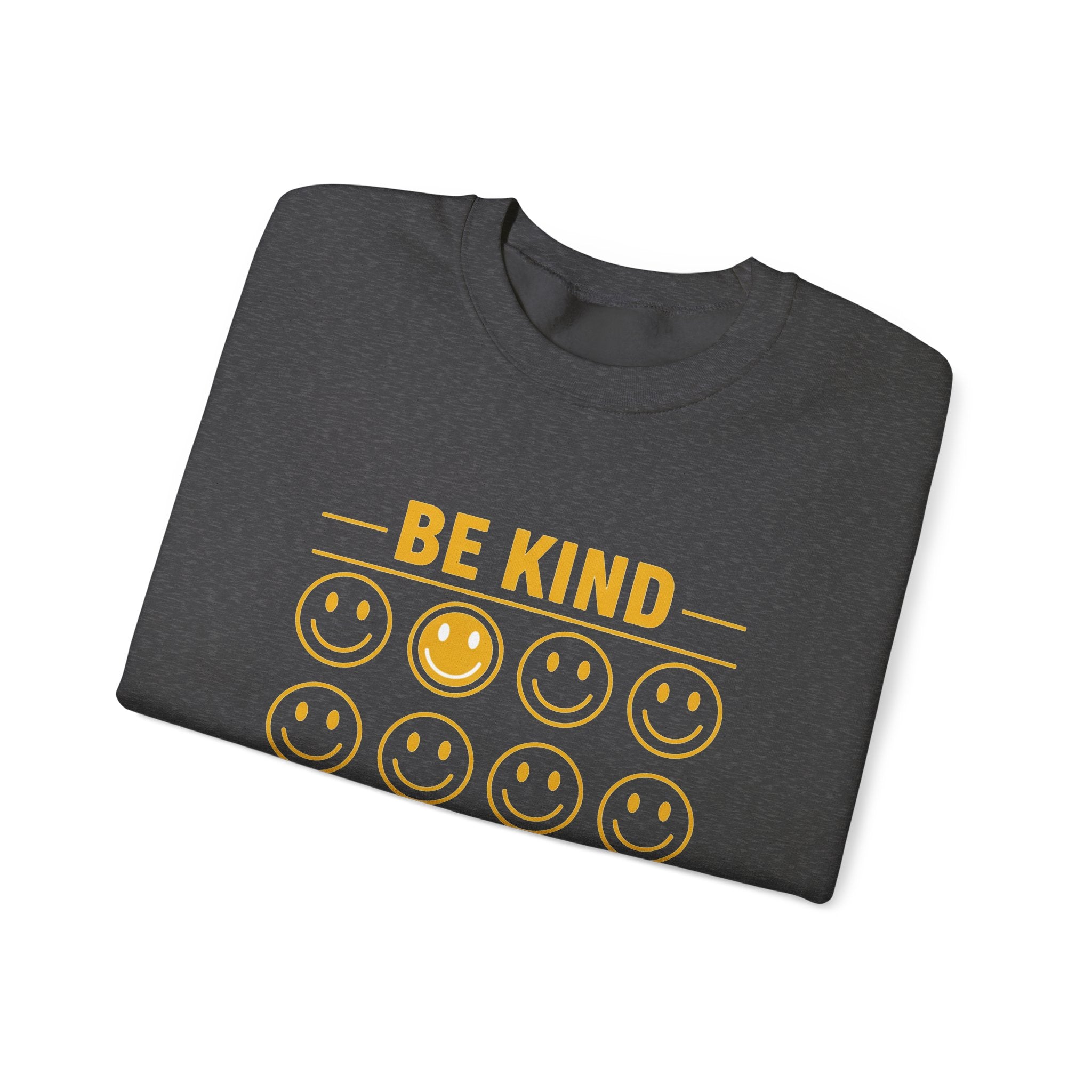 Be Kind To Everyone Sweatshirt — Positive Smile Emoji Crewneck