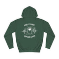 Hoodie — "Feel It First, Explain Later" Emotional Wellness Graphic Hoodie