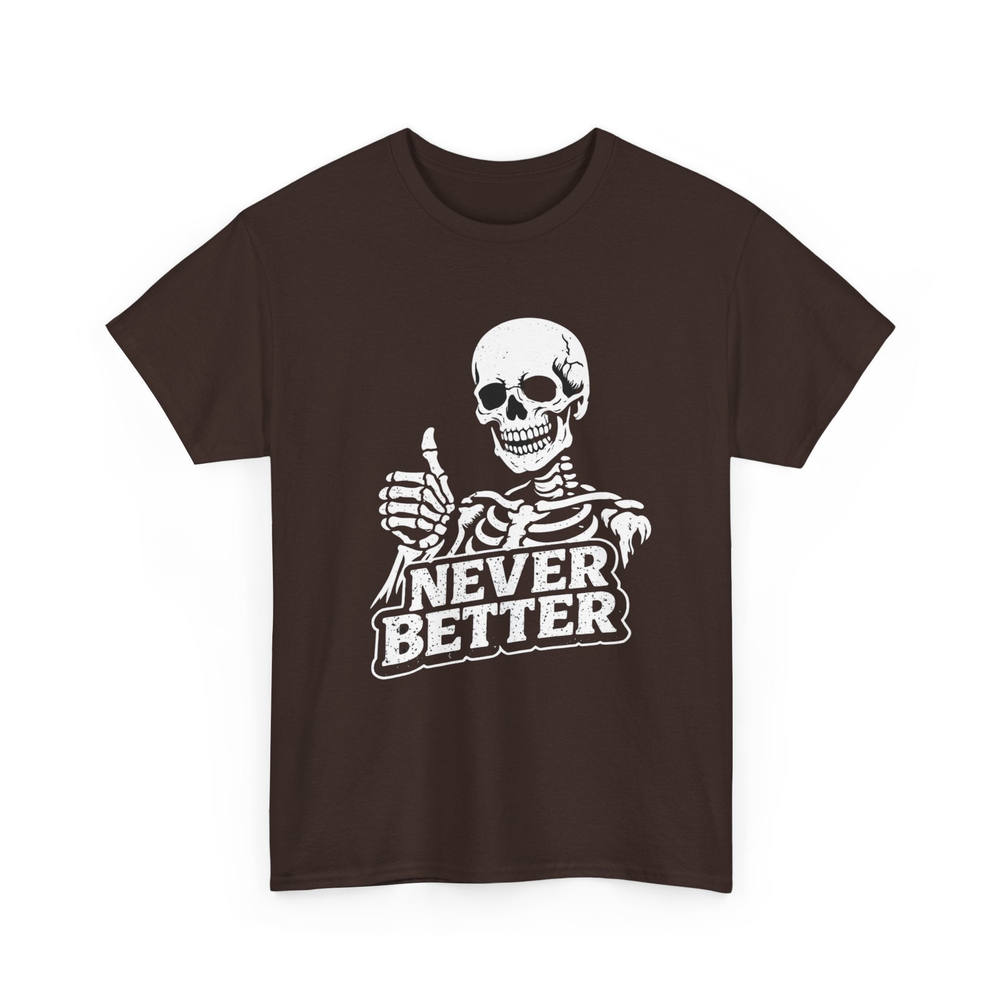 Skull Graphic Tee – Minimal Distressed 'Skull' Design