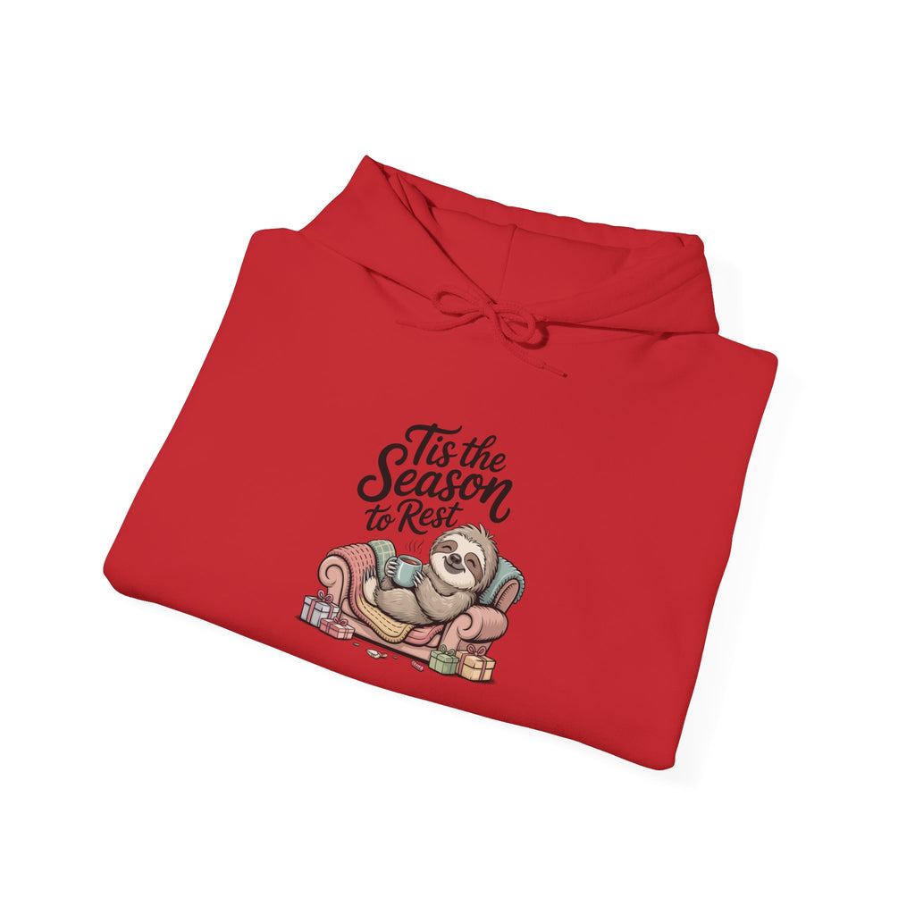 ’Tis the Season to Rest Hoodie | introvert Christmas, festive burnout