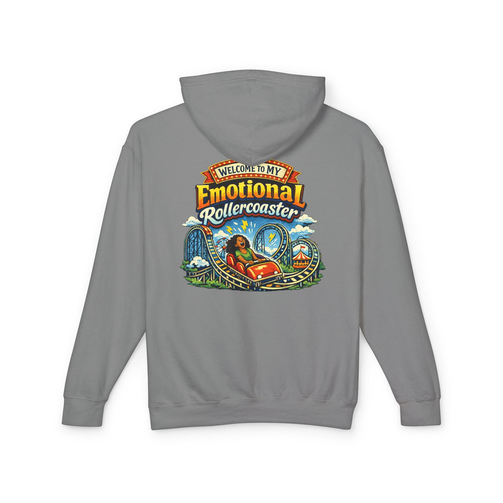 Emotional Rollercoaster Hoodie - 'Welcome to My Emotional Rollercoaster' Graphic Sweatshirt