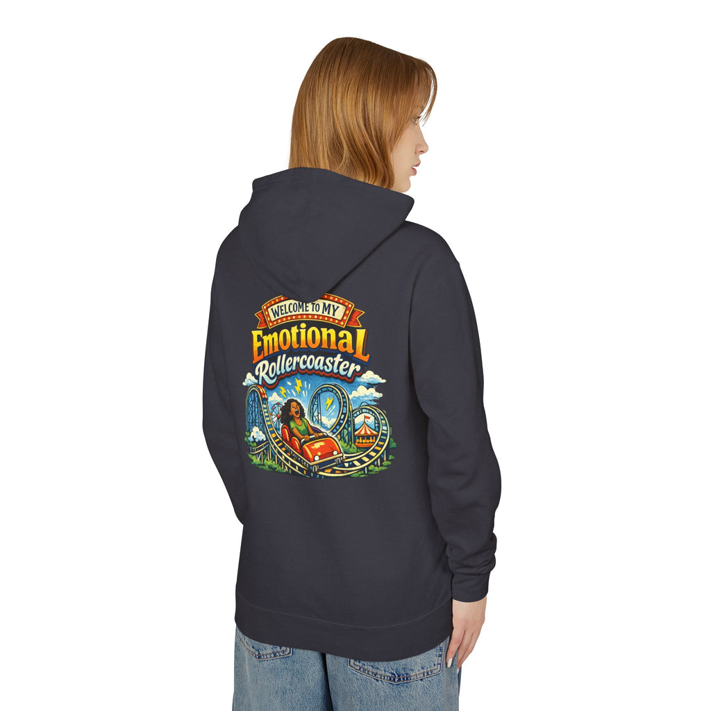 Emotional Rollercoaster Hoodie - 'Welcome to My Emotional Rollercoaster' Graphic Sweatshirt