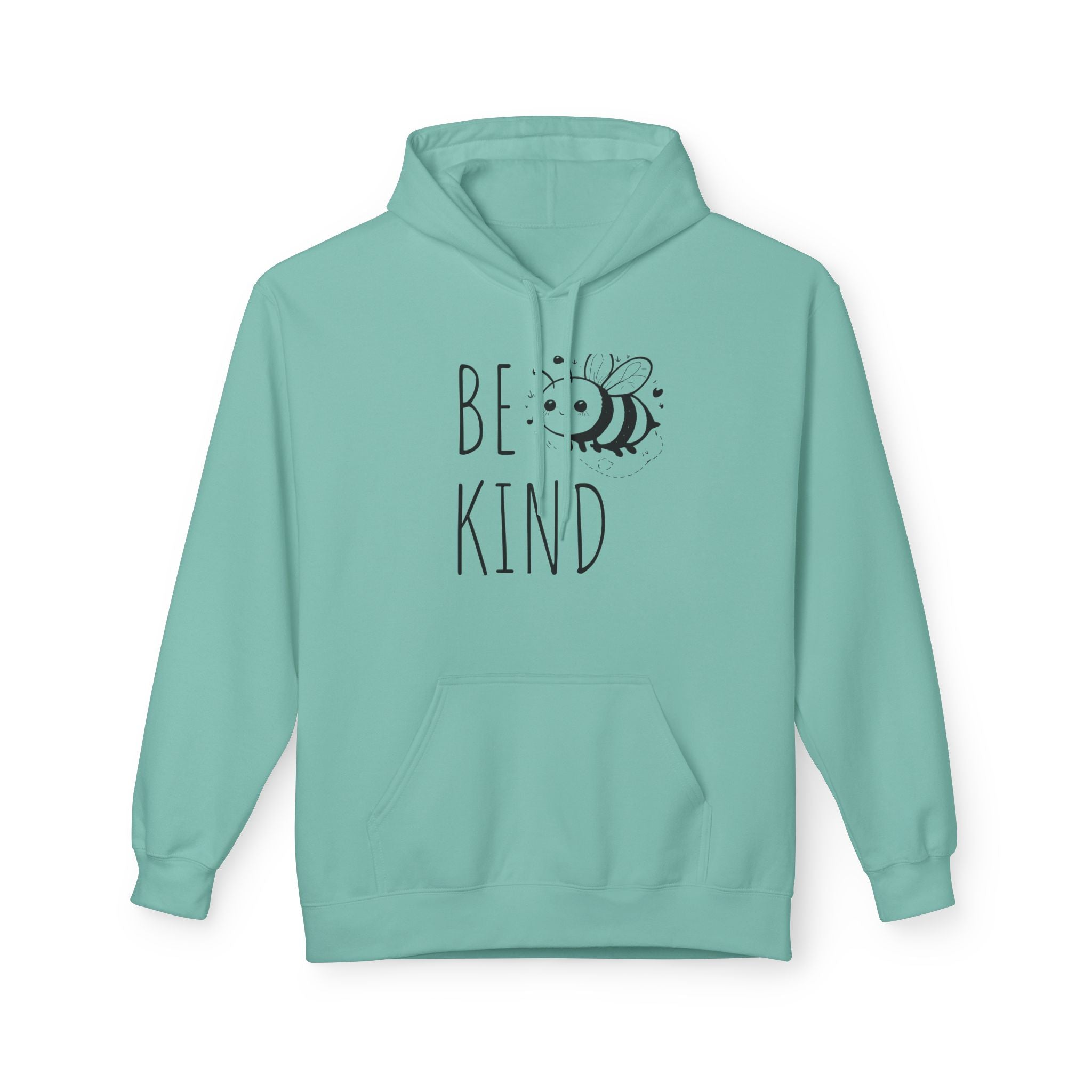 Bee Kind Hoodie — Cute Minimalist Bee Graphic Sweatshirt, Positive Message Gift