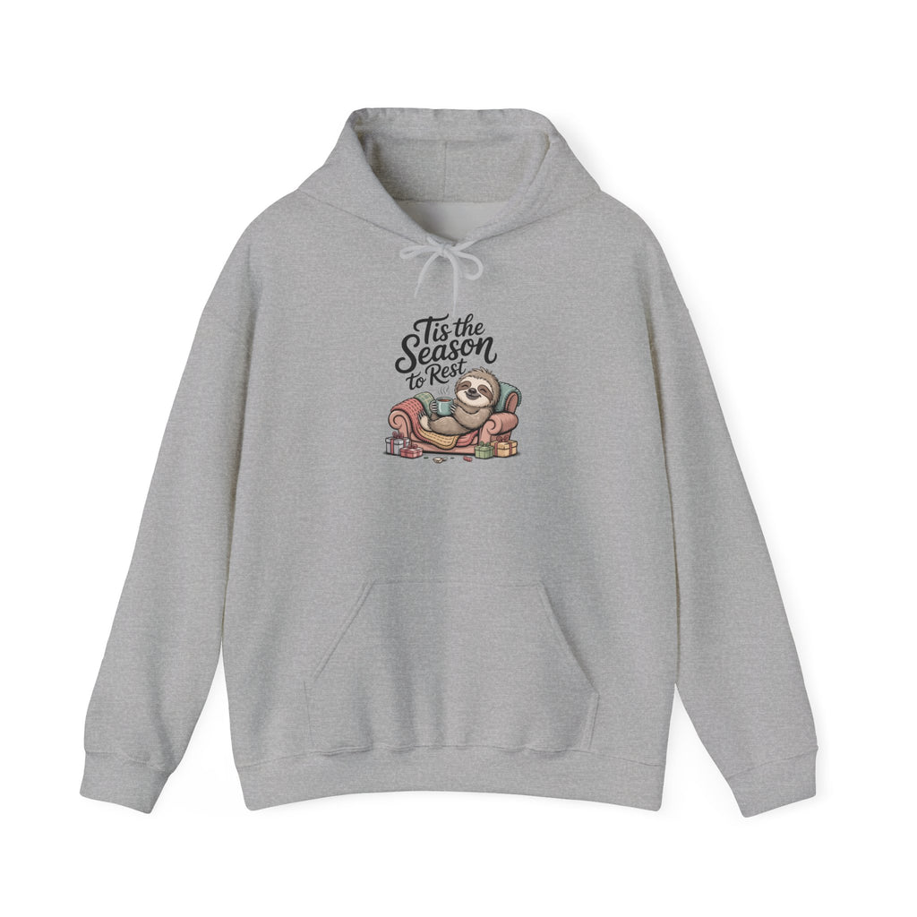 ’Tis the Season to Rest Hoodie | introvert Christmas, festive burnout