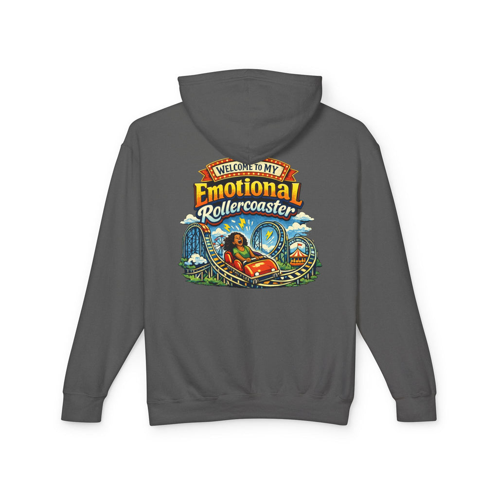 Emotional Rollercoaster Hoodie - 'Welcome to My Emotional Rollercoaster' Graphic Sweatshirt